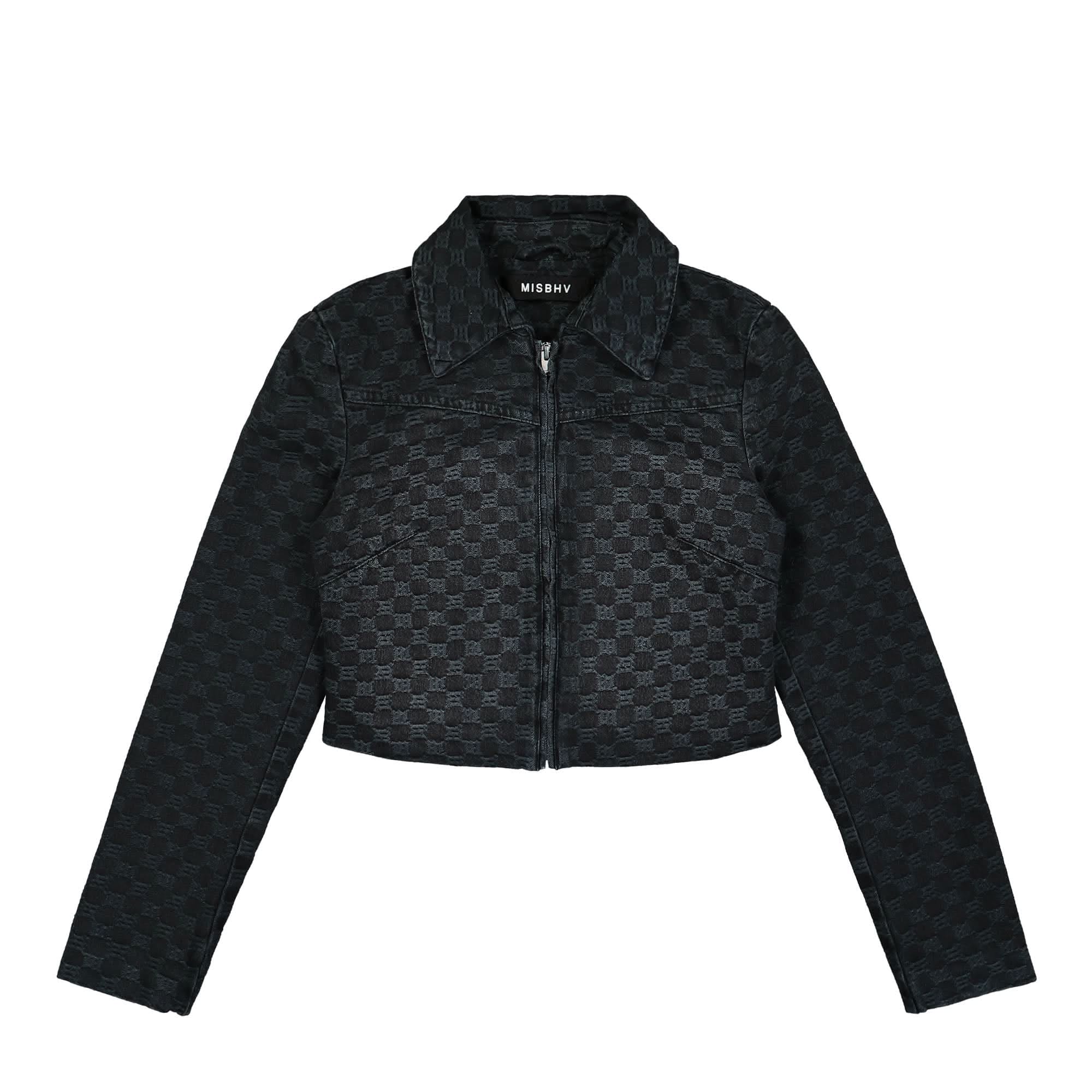 Misbhv Jacquard Denim Monogram Jacket