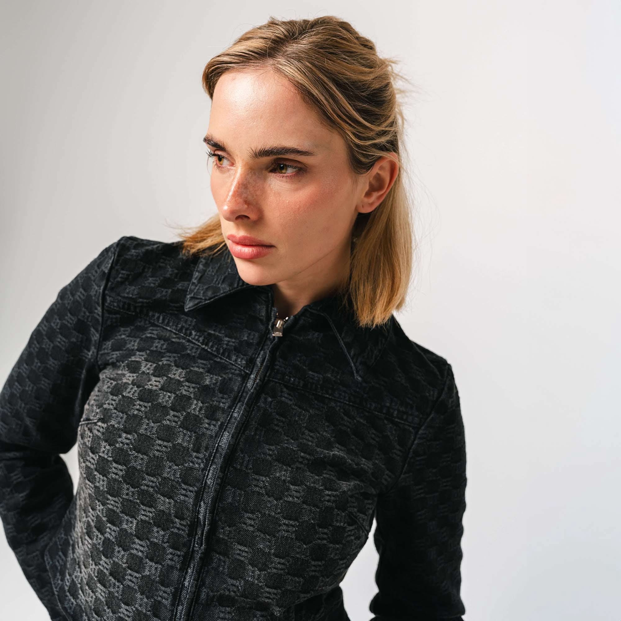 Misbhv Jacquard Denim Monogram Jacket