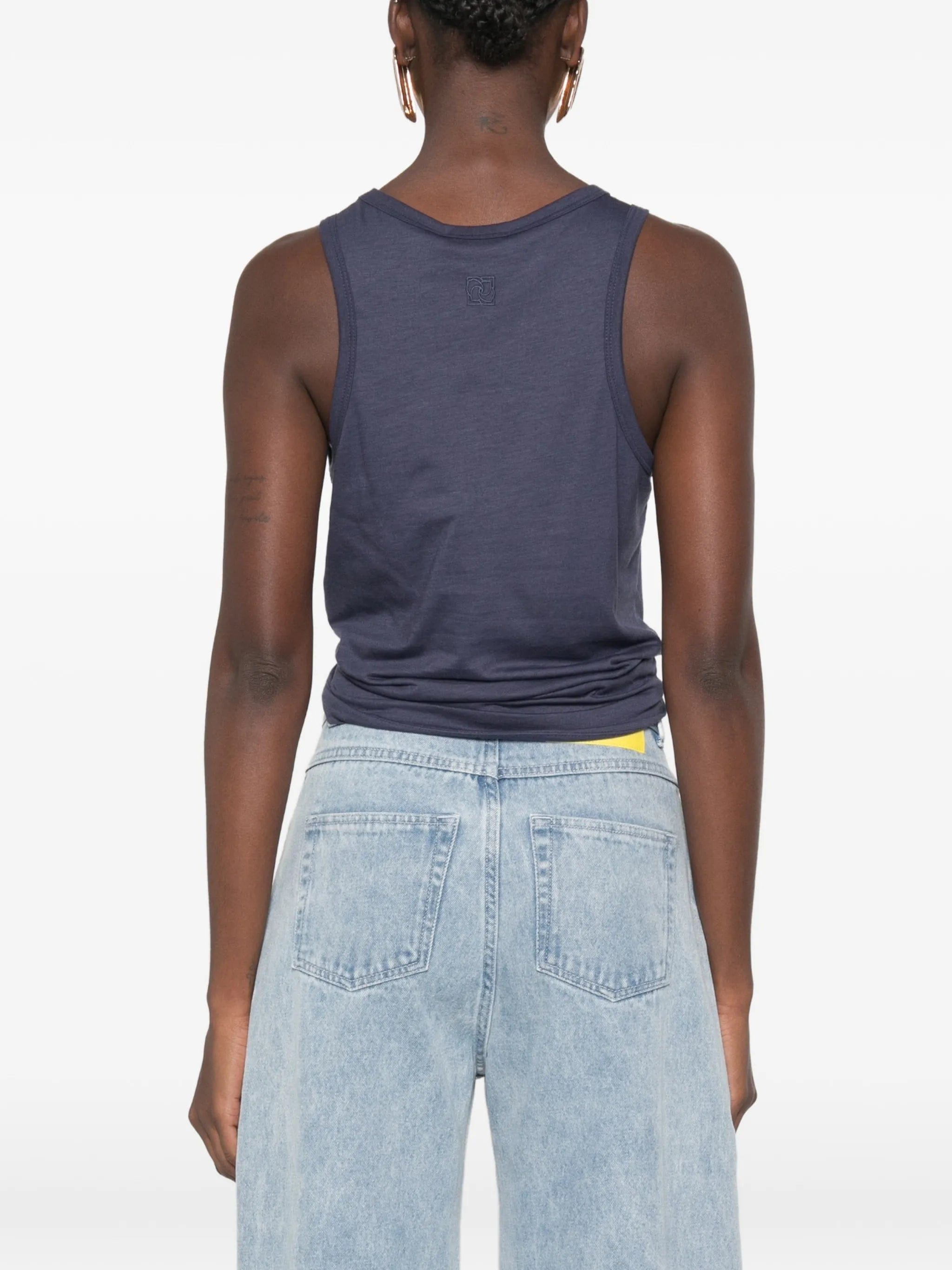 Magda Butrym knot - detail tank top