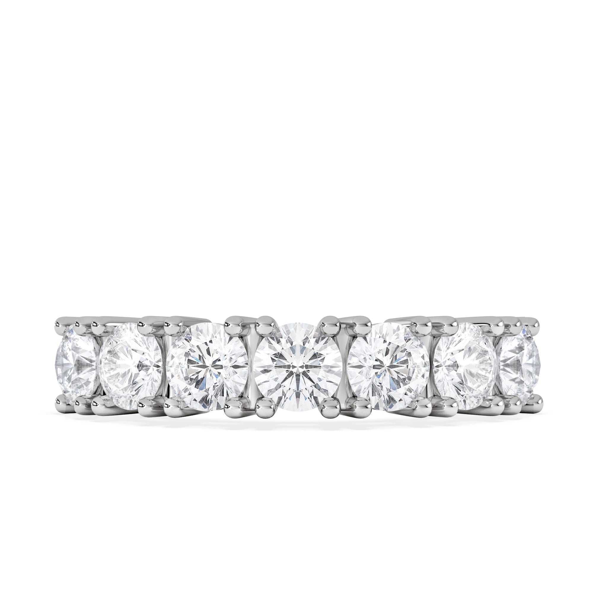 Chloe 7 Stone Lab Diamond Eternity Ring 1.50CT F/VS in 9K White Gold