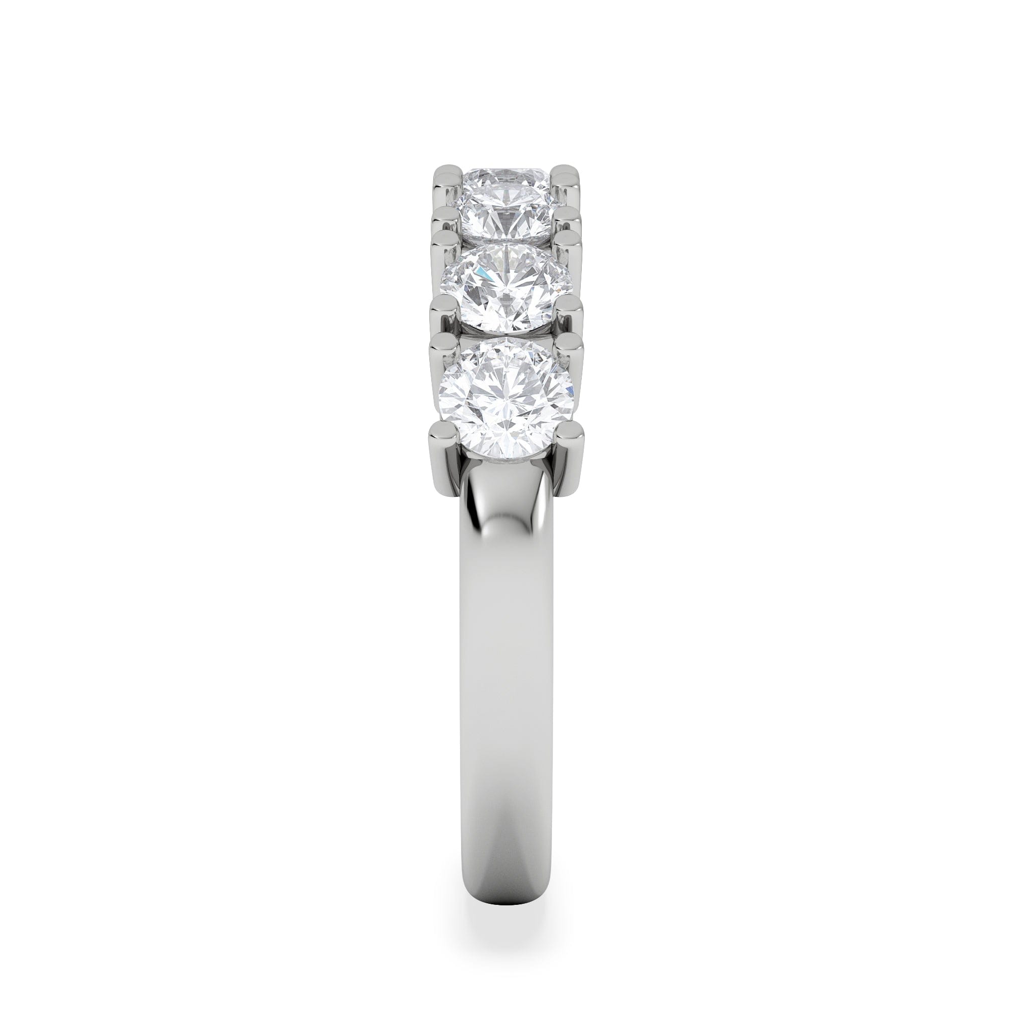 Chloe 7 Stone Lab Diamond Eternity Ring 1.50CT F/VS in 9K White Gold