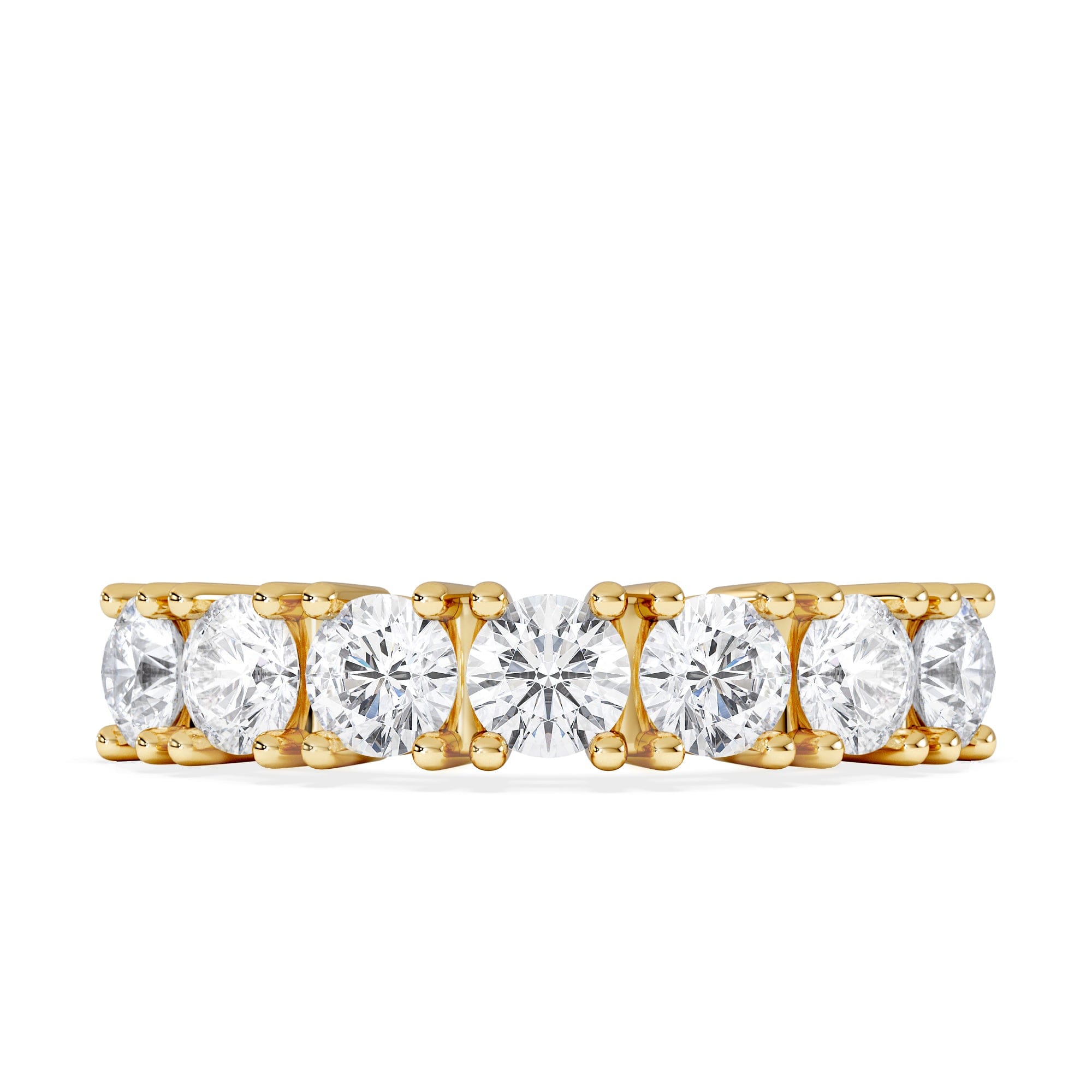 Chloe 7 Stone Lab Diamond Eternity Ring 1.50CT F/VS in 9K Gold