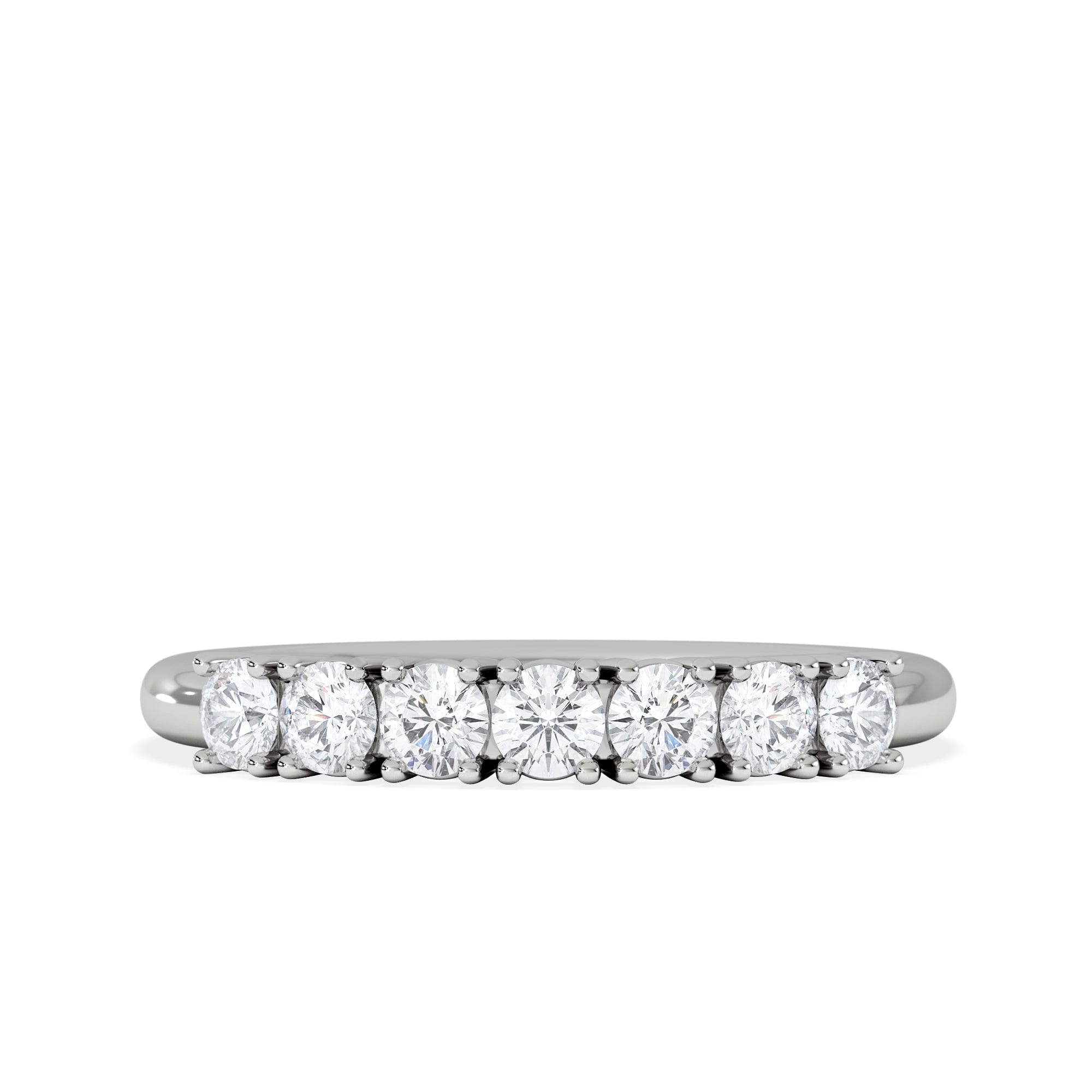 Chloe Platinum 7 Stone Diamond Eternity Ring 0.50CT G/VS