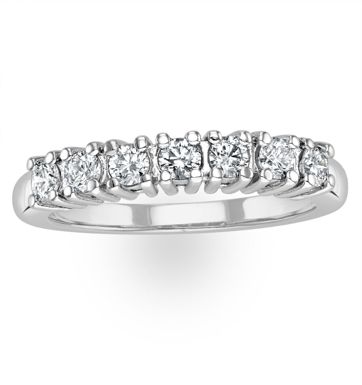Chloe 18K White Gold 7 Stone Diamond Eternity Ring 0.30CT PK