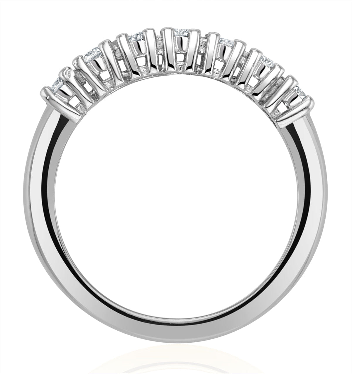 Chloe 18K White Gold 7 Stone Diamond Eternity Ring 0.30CT PK