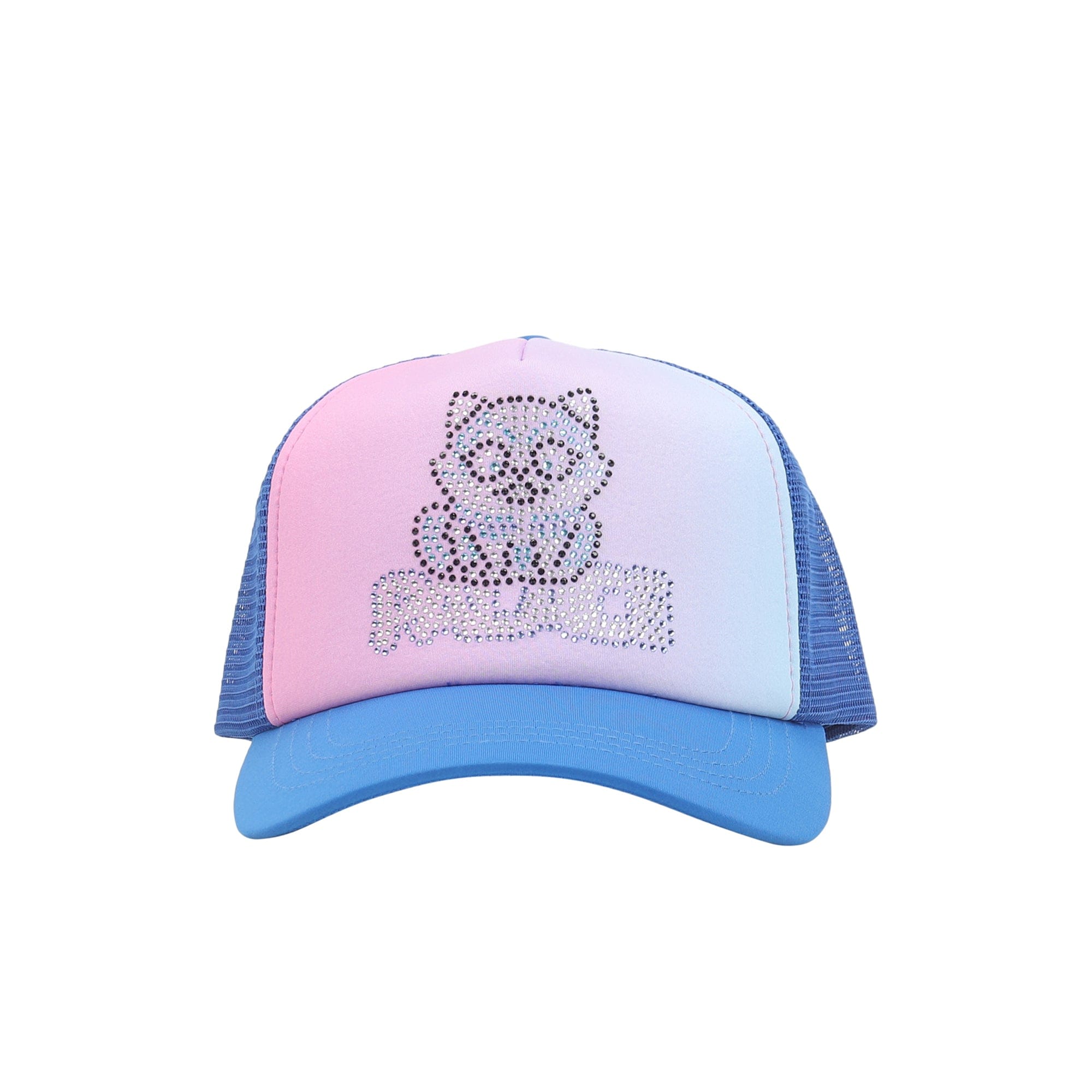 Palace Kitty Rhinestone Trucker - Blue