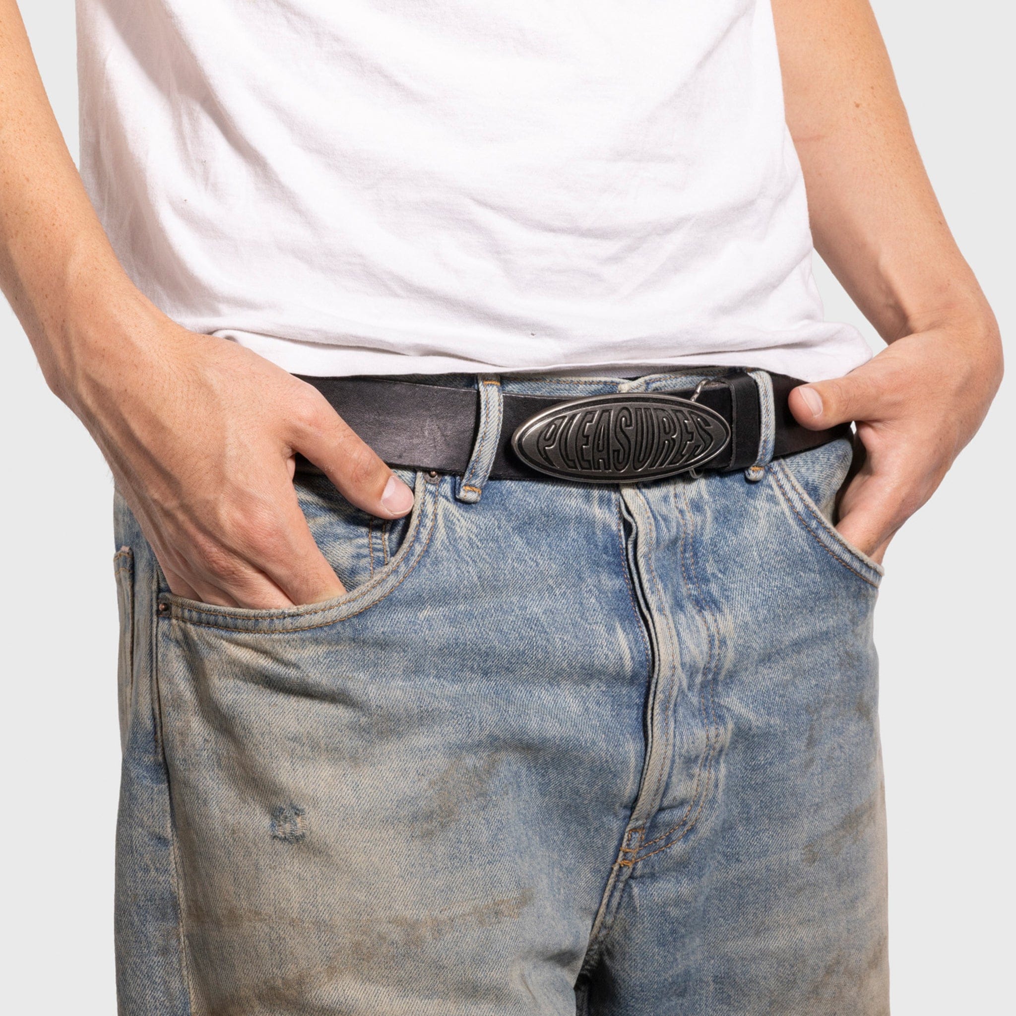 Pleasures BUBBLE LOGO BELT (Black)