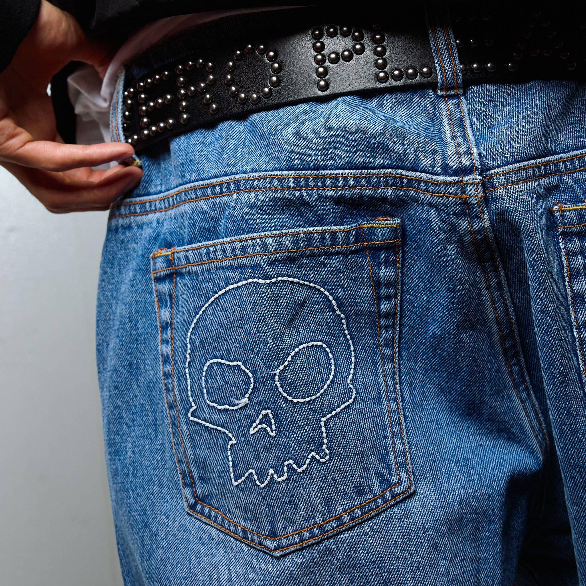 Pleasures ZERO STUDDED BELT