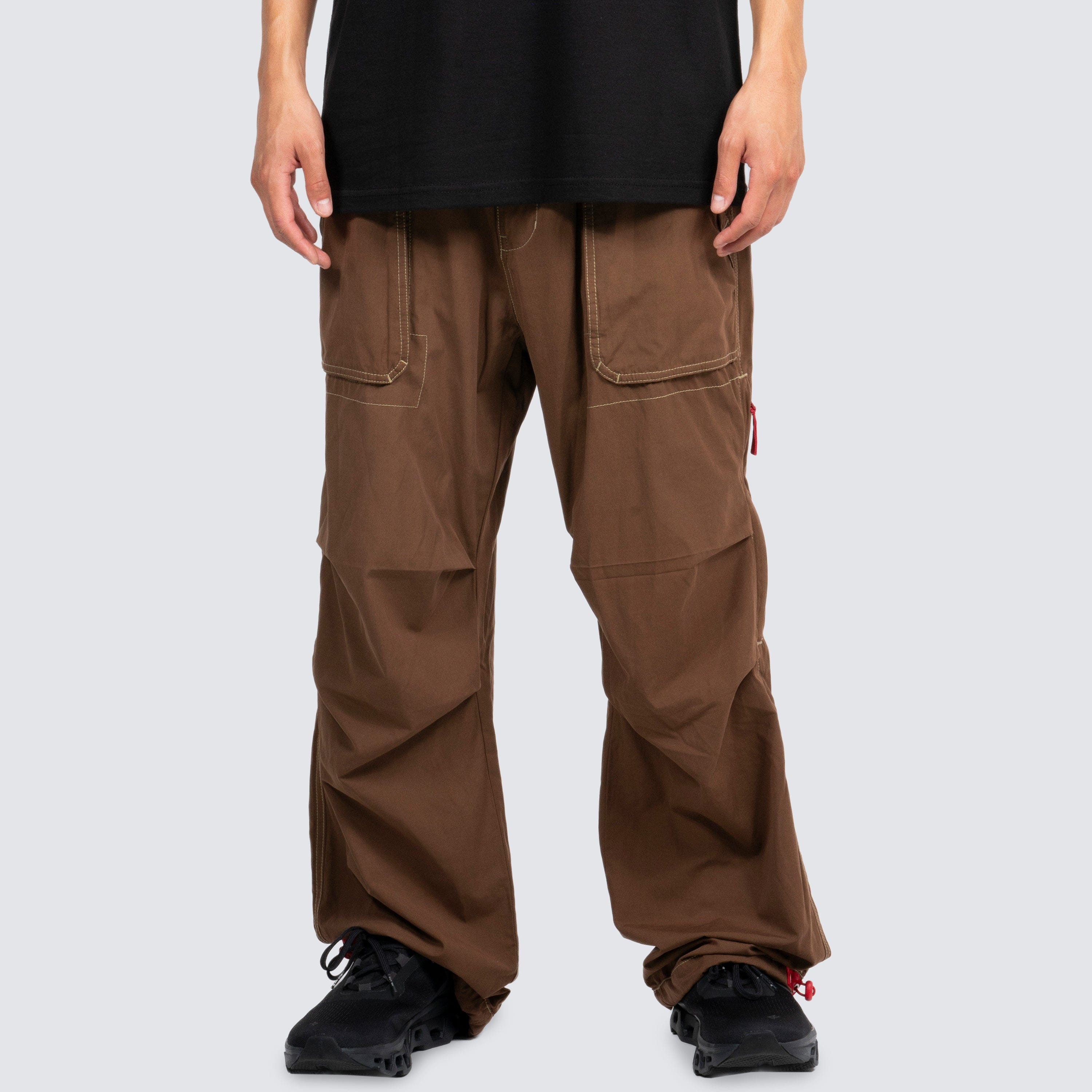 Pleasures PUBLIC UTILITY PANTS (BROWN)