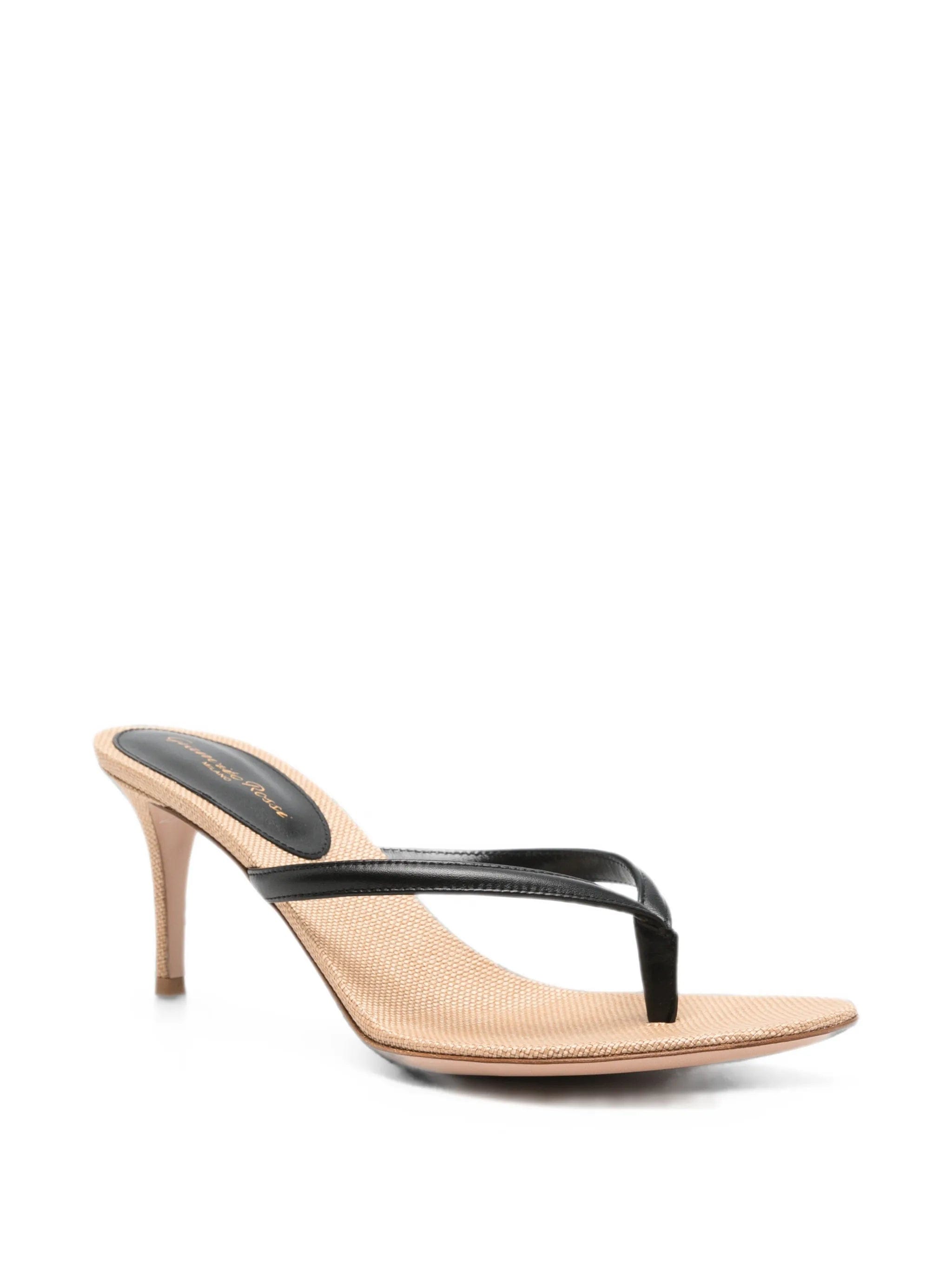 Gianvito Rossi Calypso leather - strap heeled sandals