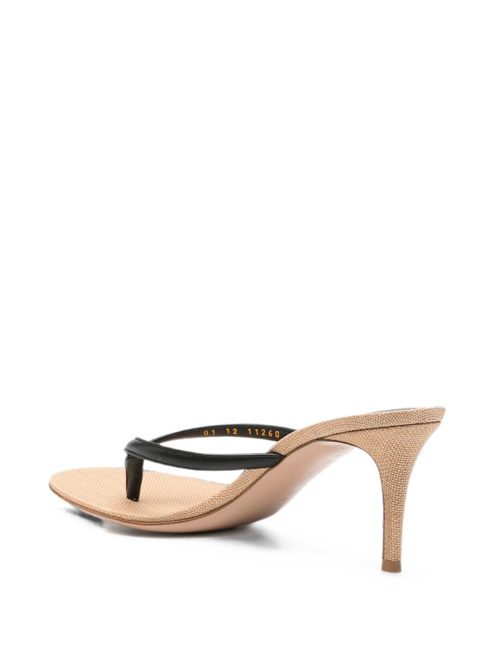 Gianvito Rossi Calypso leather - strap heeled sandals