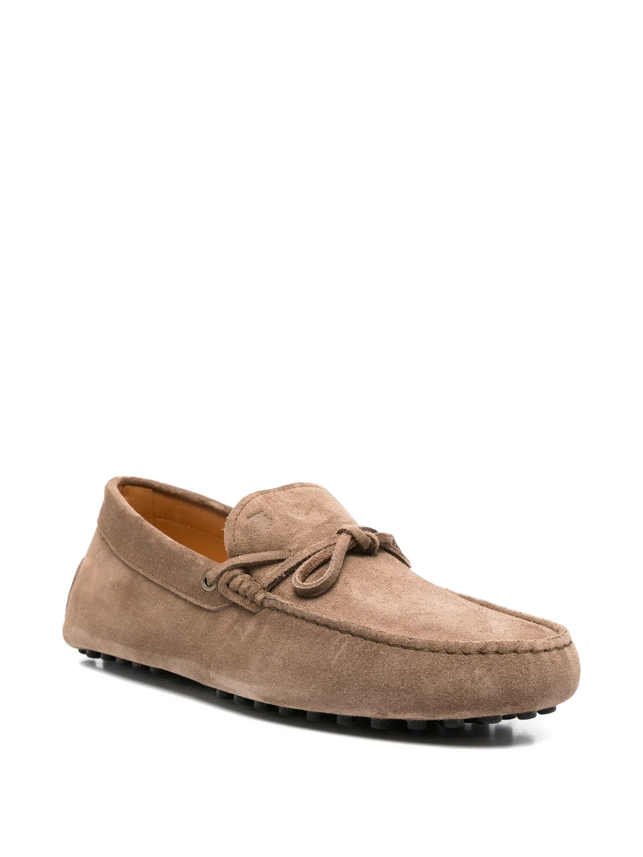 Tod's tie detail loafers