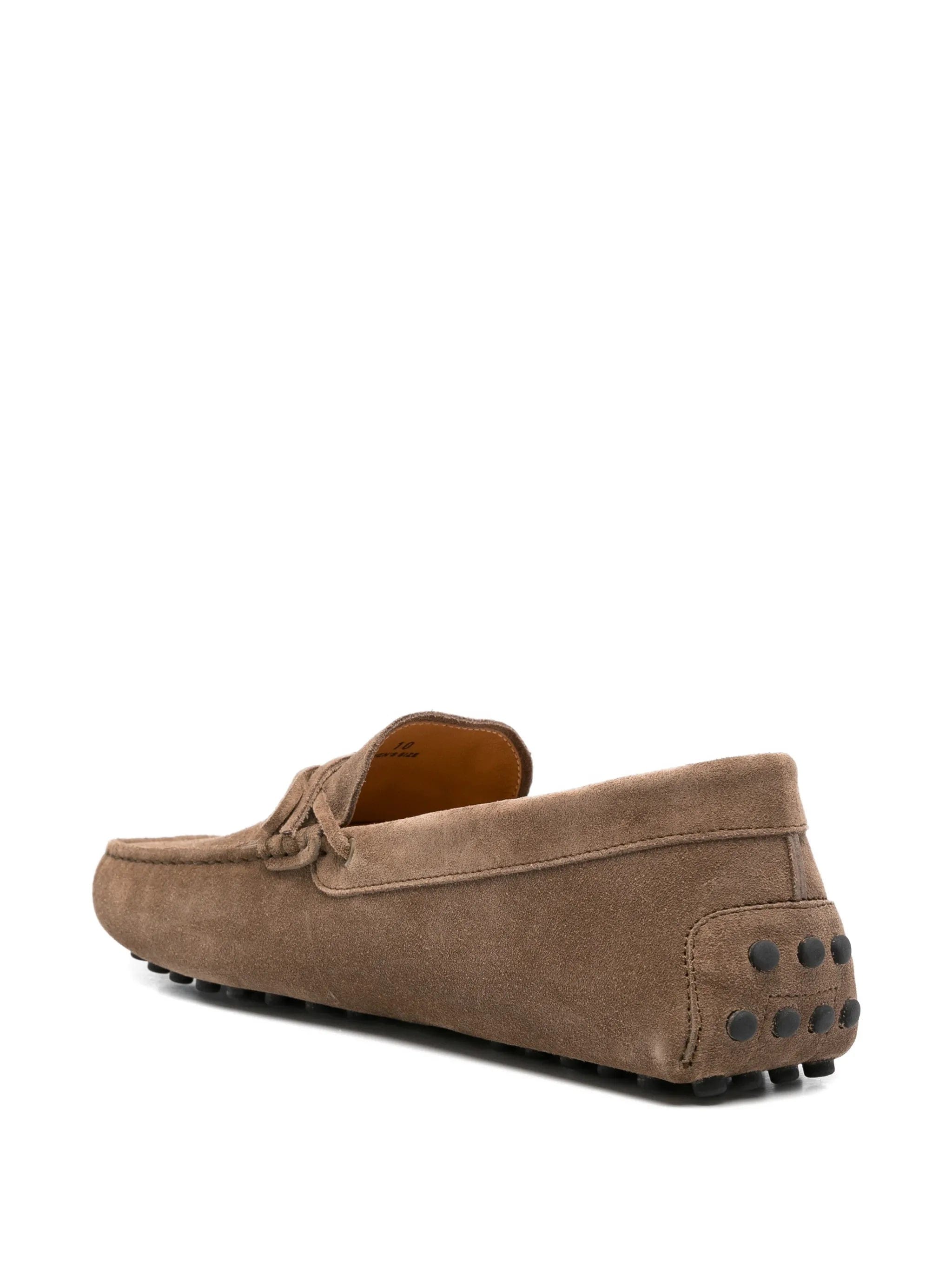 Tod's tie detail loafers