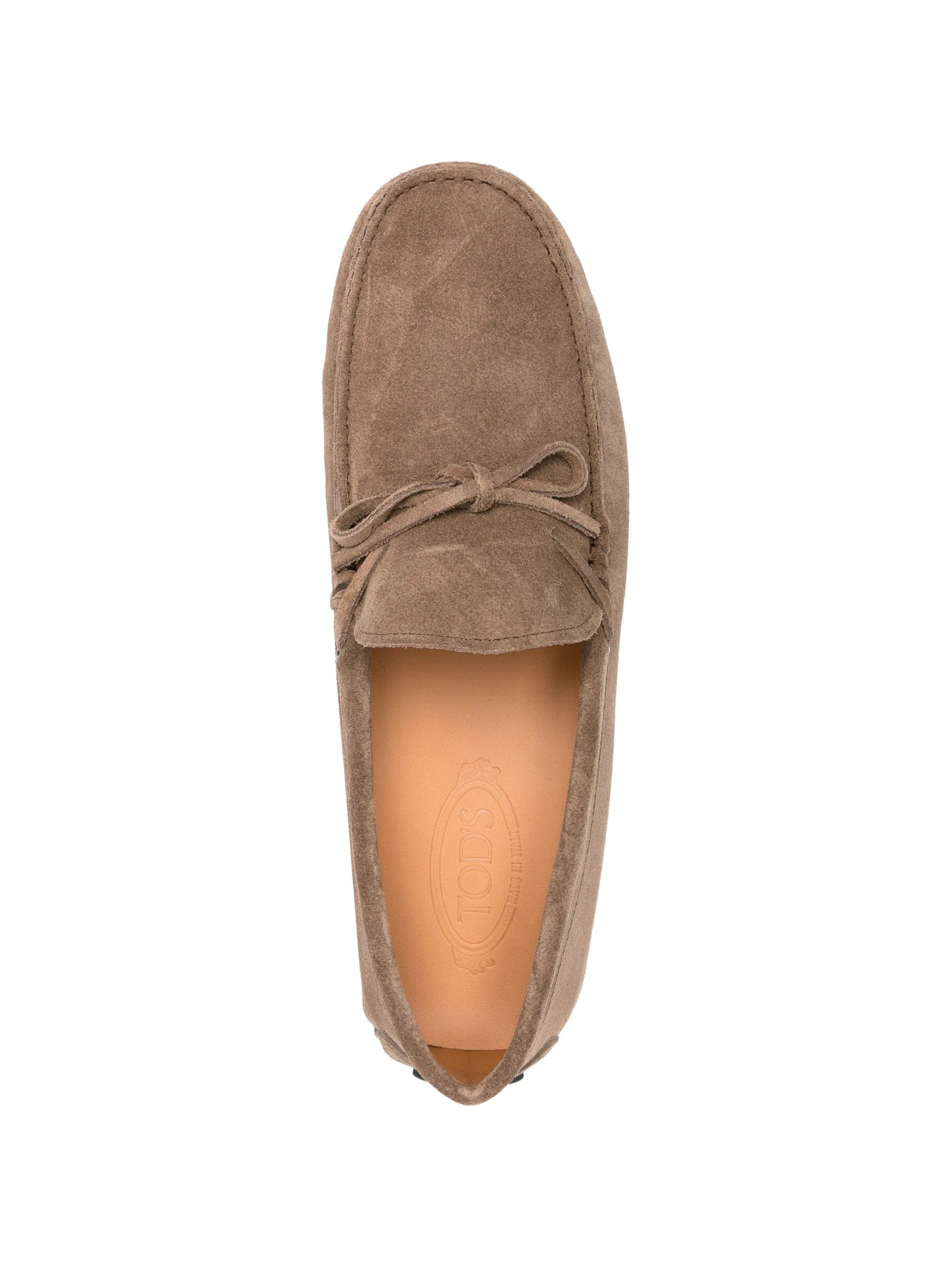 Tod's tie detail loafers