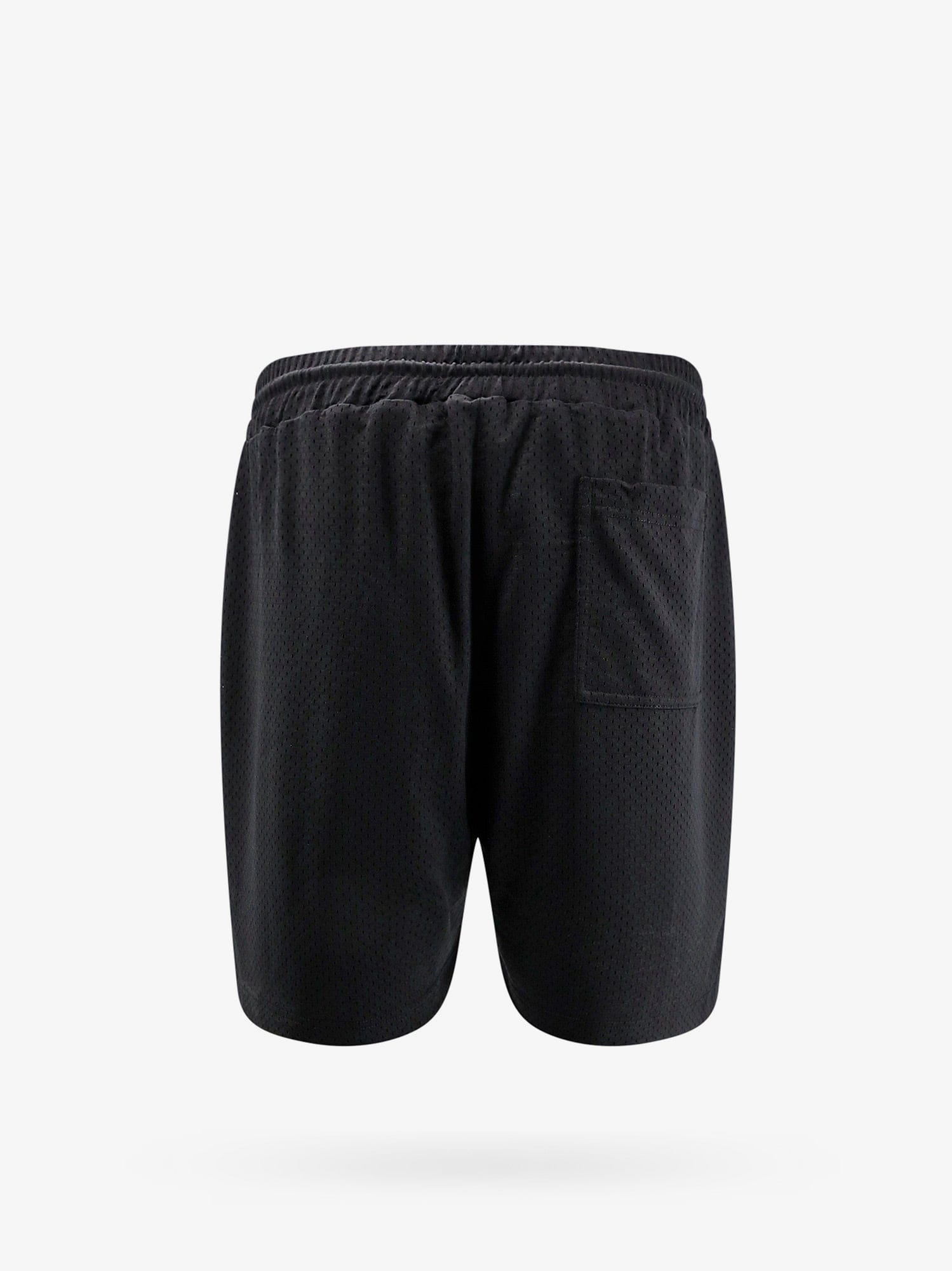 Represent Nylon bermuda shorts with frontal logo print