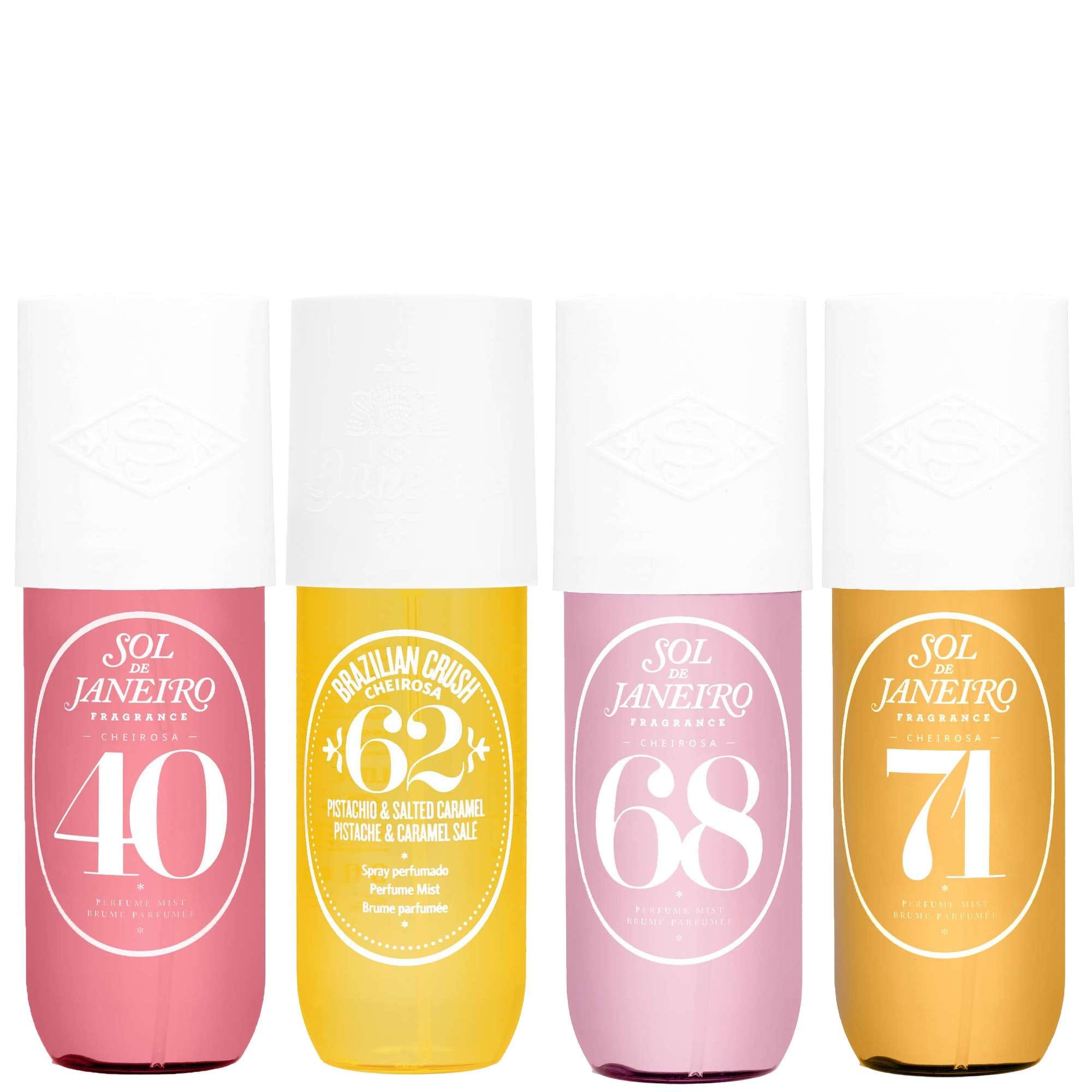 Sol de Janeiro Set: Brazilian Crush Cheirosa 40 Perfume Mist 90 ml, 62 Perfume Mist 90 ml, 68 Perfume Mist 90 ml & 71 Perfume Mist 90 ml