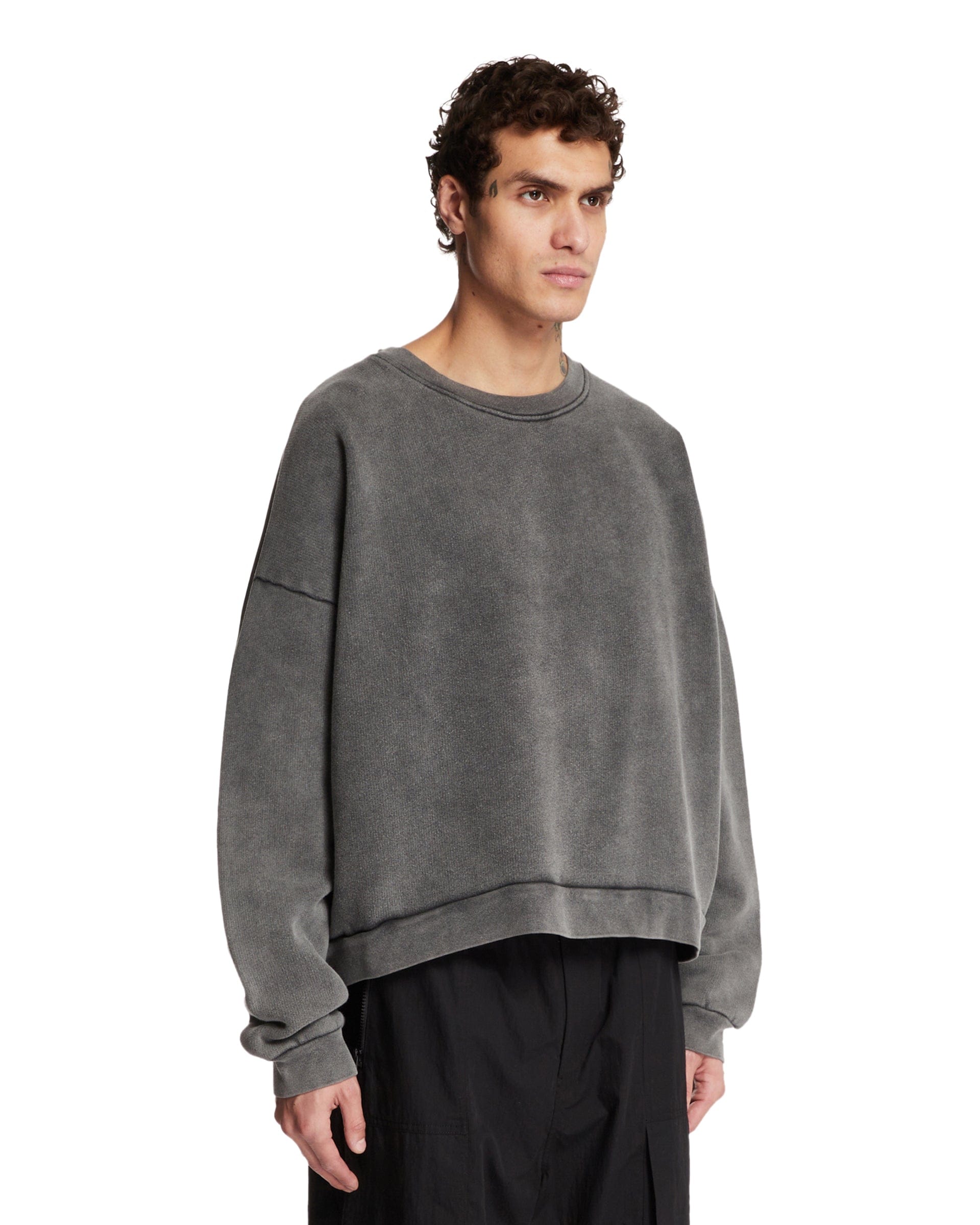 ACNE Studios Felpa Con Logo Grigia