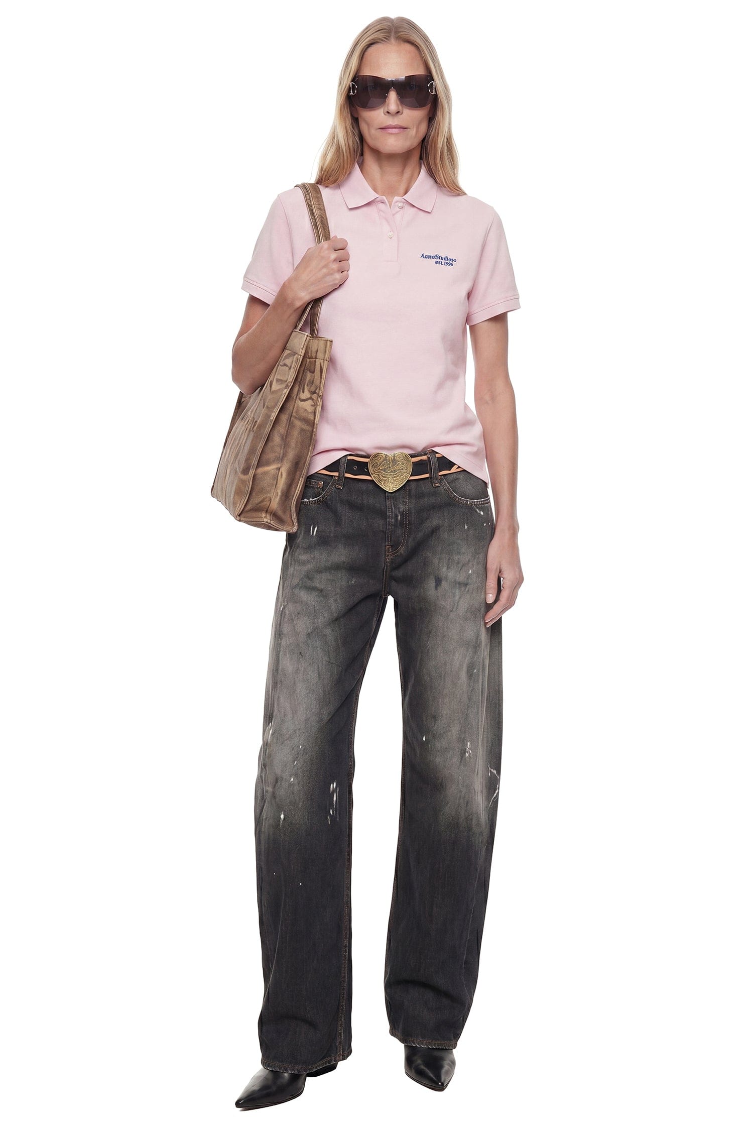 ACNE Studios Logo Polo T - Shirt