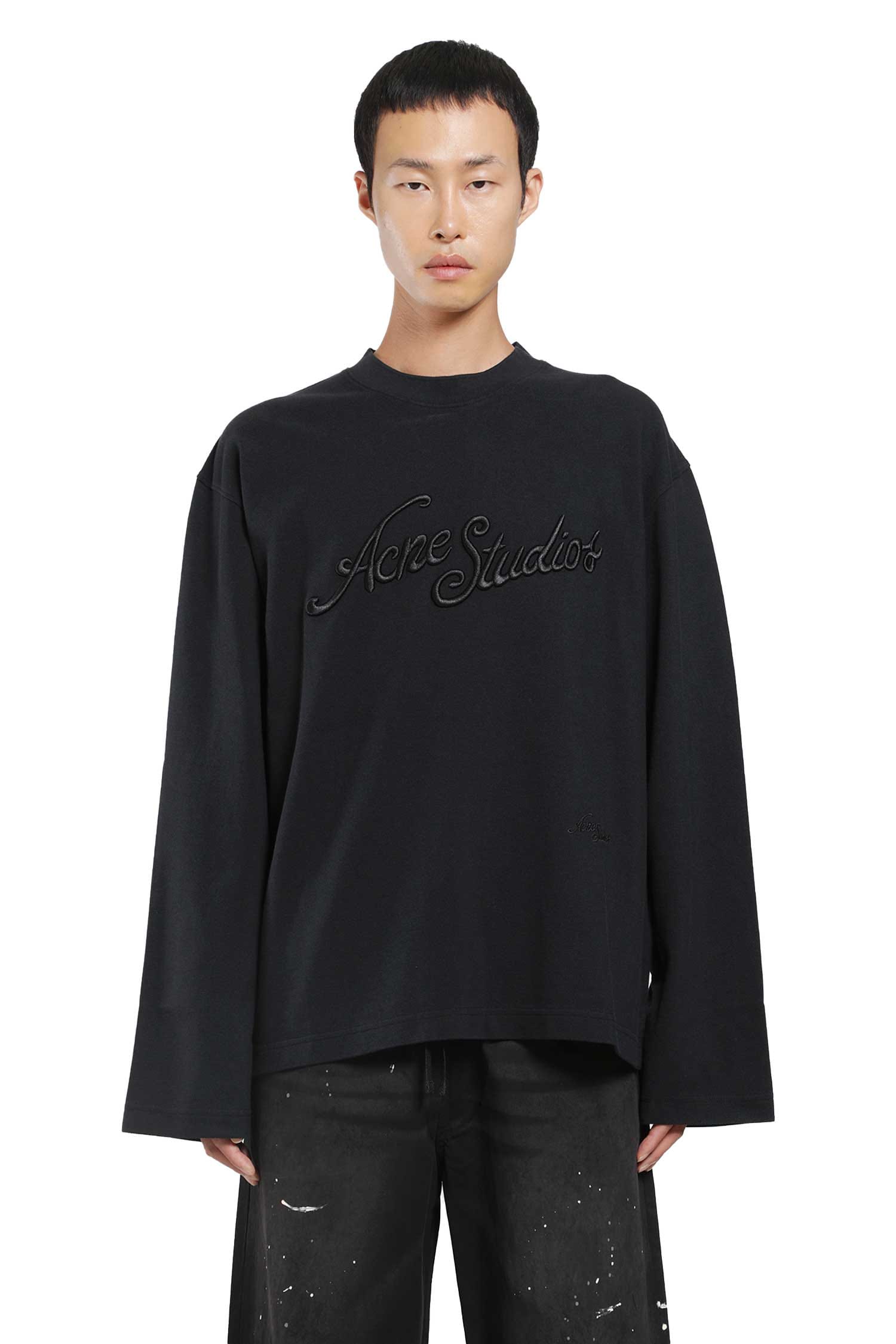 ACNE Studios Logo Piqué Long Sleeve T - Shirt