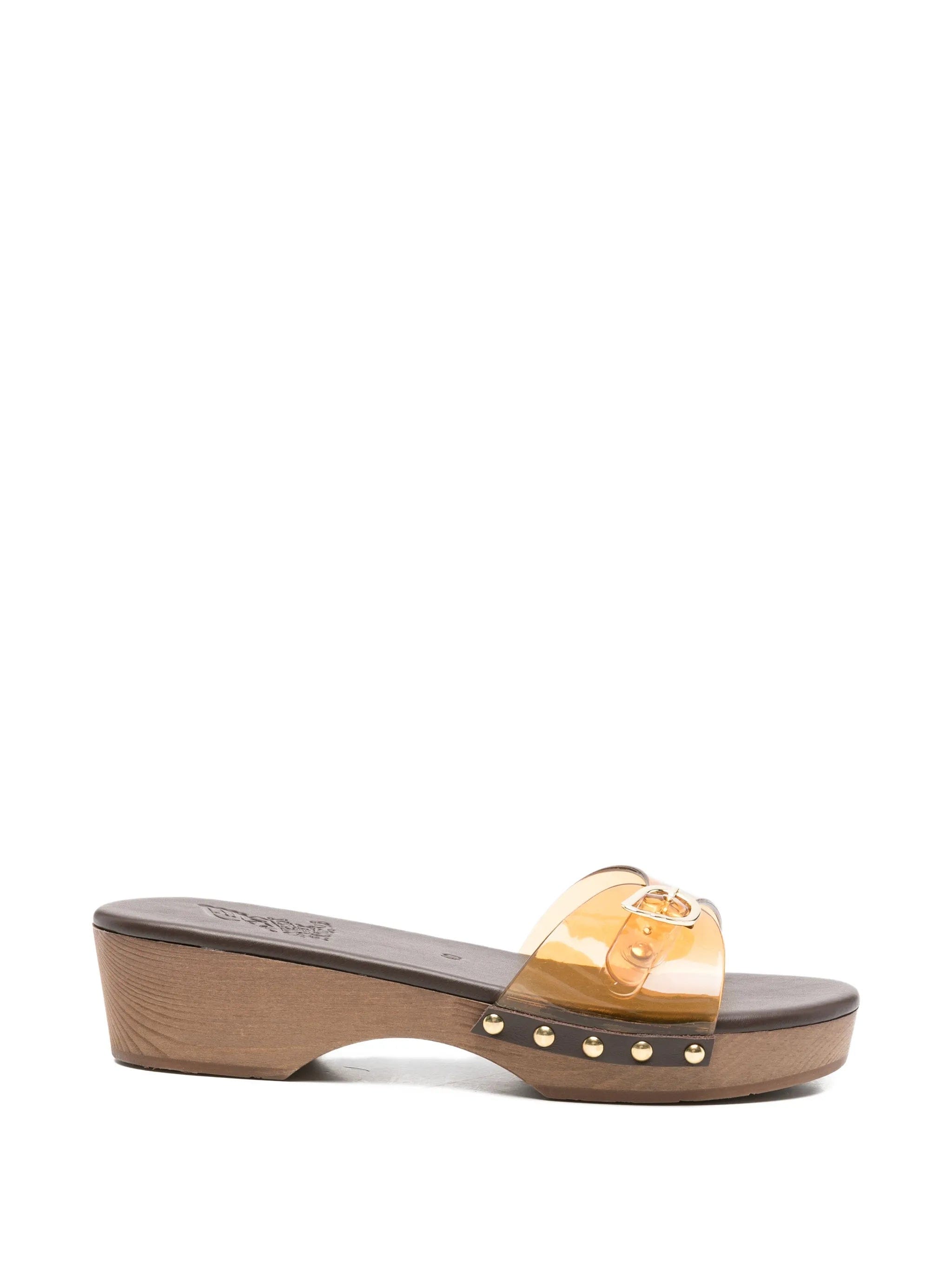 Ancient Greek Sandals Omonia buckle - detail sandals