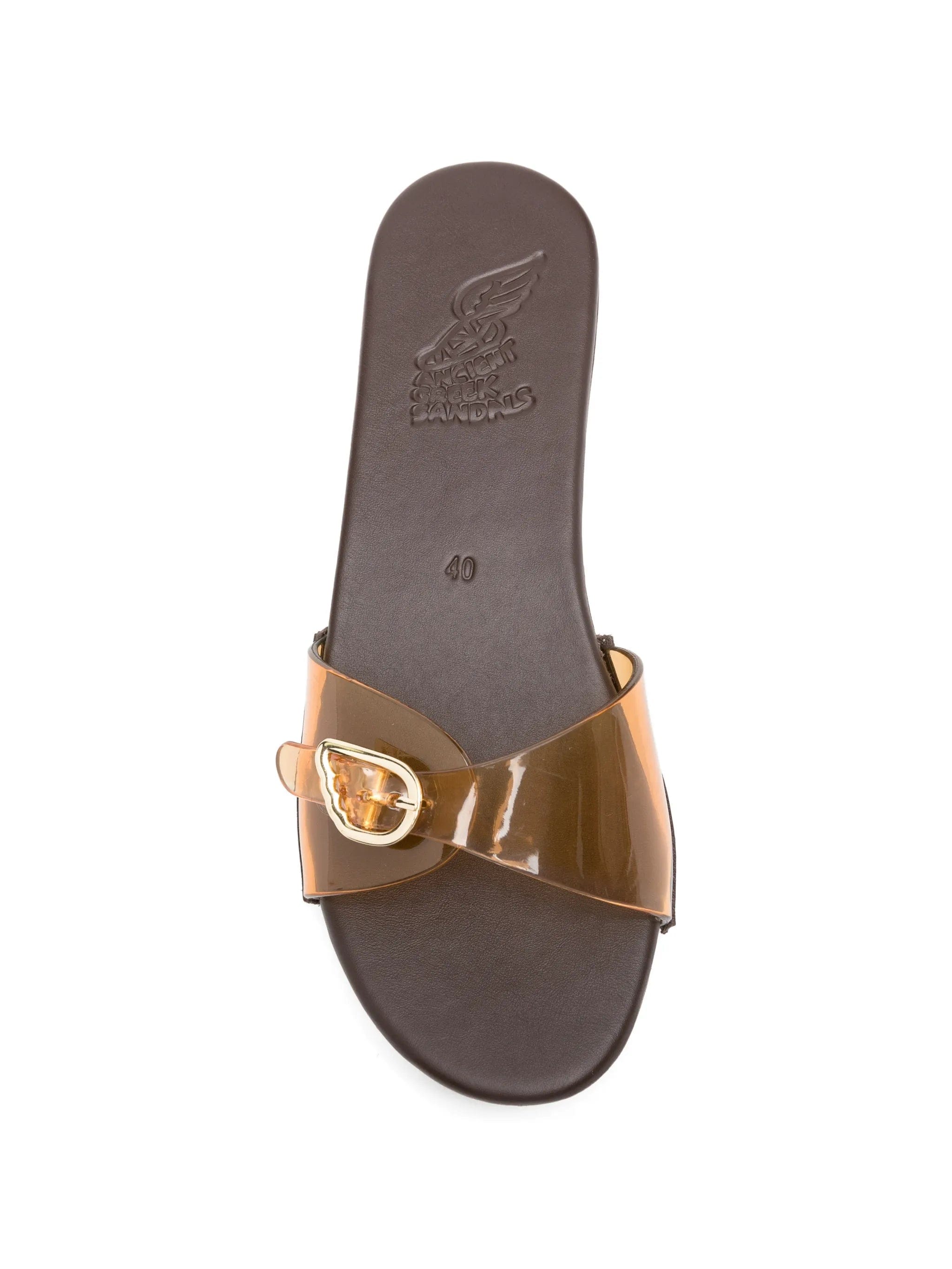 Ancient Greek Sandals Omonia buckle - detail sandals