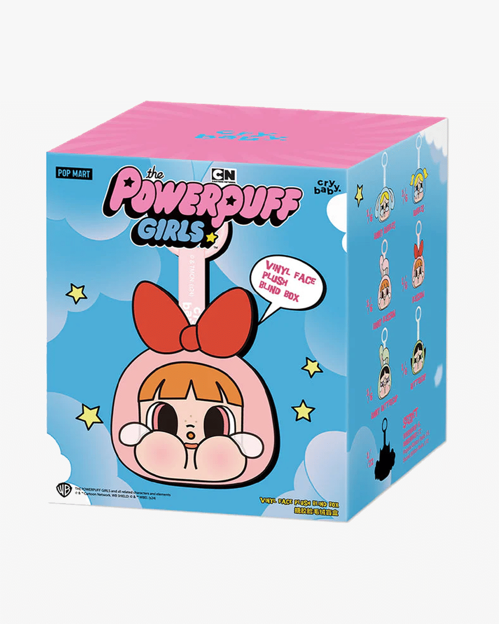 POP MART x POWERPUFF GIRLS CRYBABY VINYL FACE PLUSH PENDANT BLIND BOX