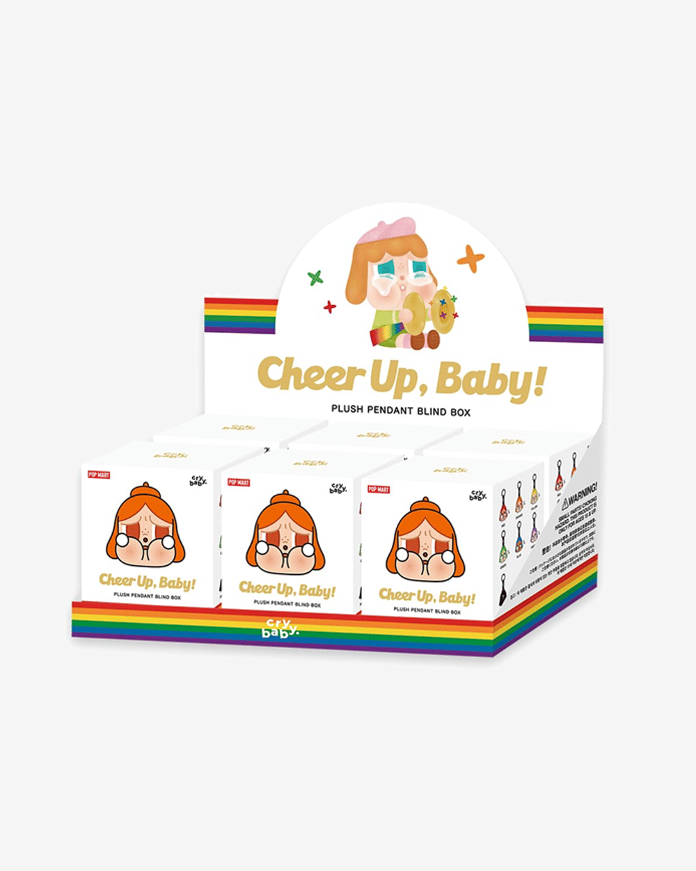 POP MART CRYBABY CHEER UP BABY! SERIES VINYL PLUSH PENDANT
