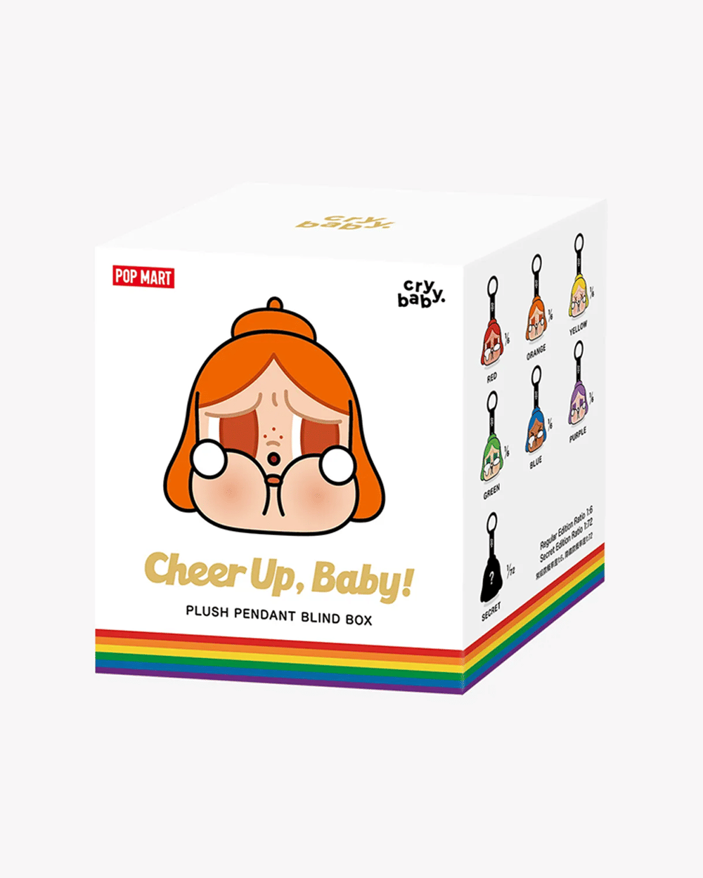 POP MART CRYBABY CHEER UP BABY! SERIES VINYL PLUSH PENDANT