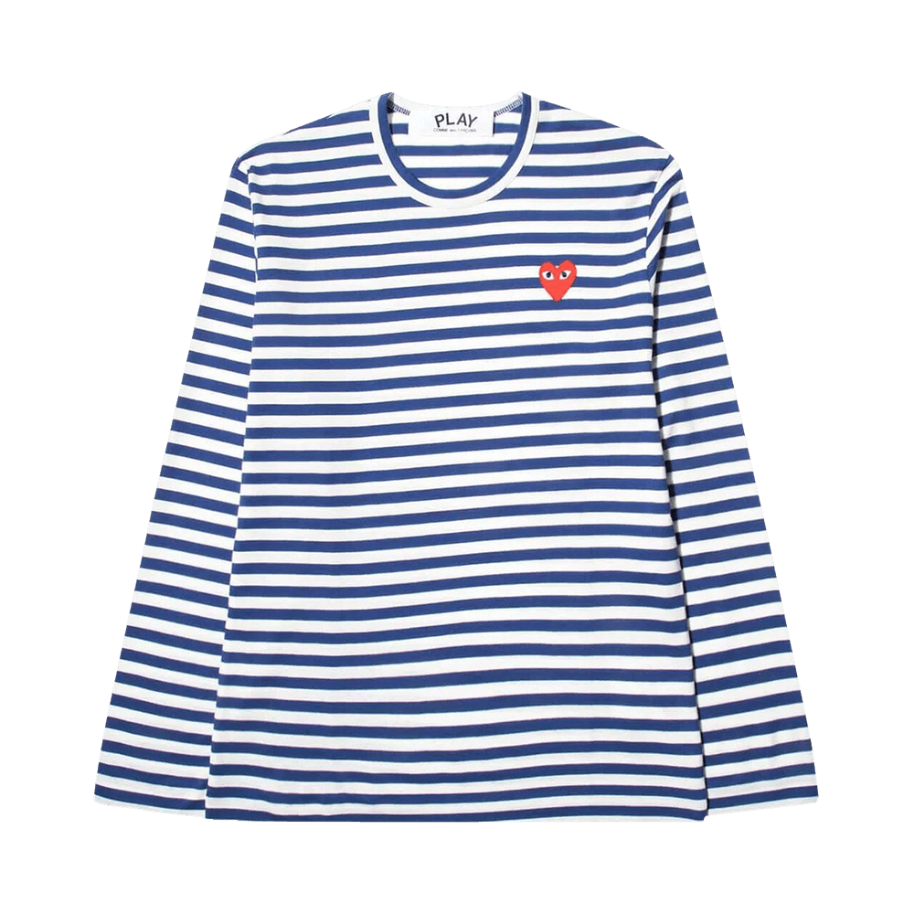 Comme des Garçons PLAY Striped T-Shirt Blue/White