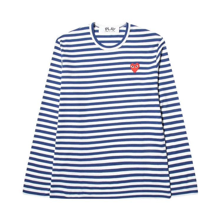 Comme des Garçons PLAY Striped T-Shirt Blue/White