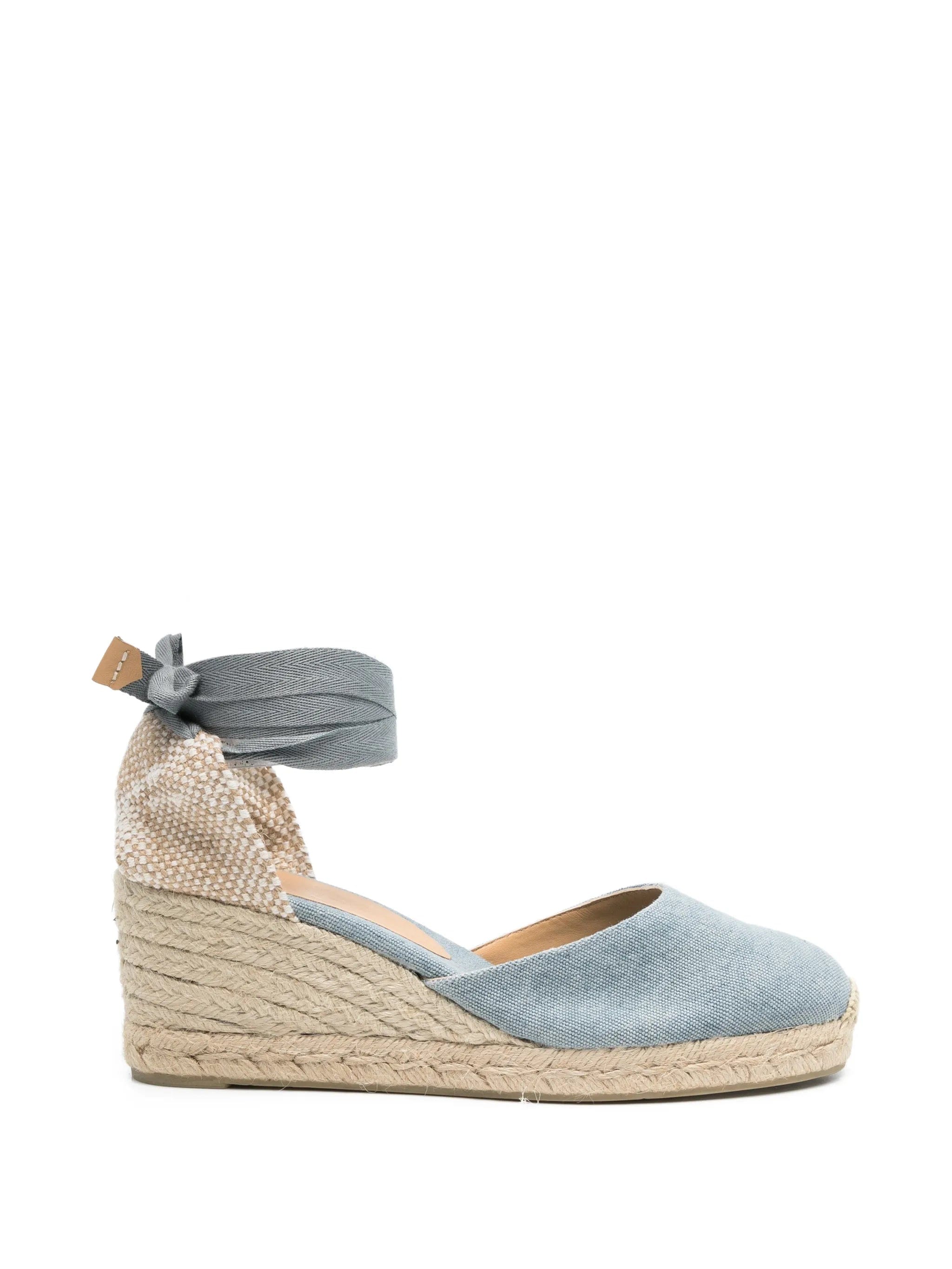Castañer Carina tie - ankle canvas espadrilles