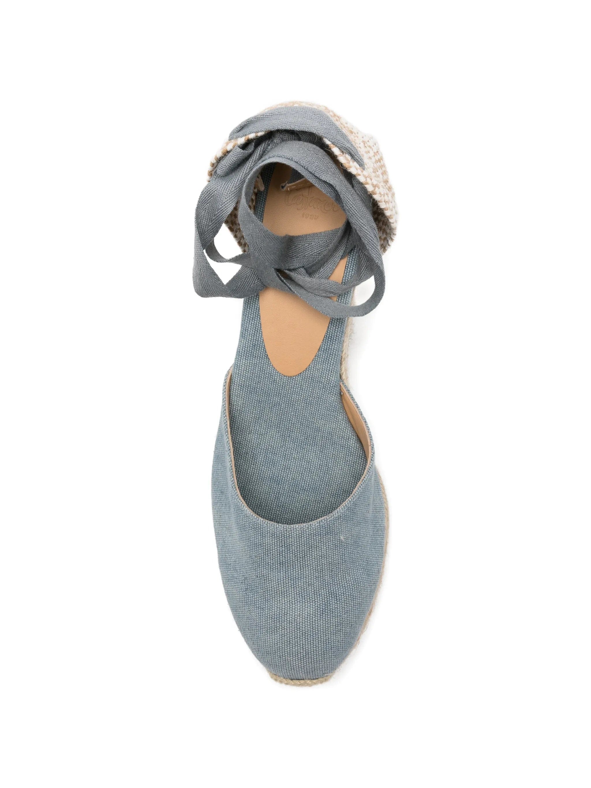 Castañer Carina tie - ankle canvas espadrilles