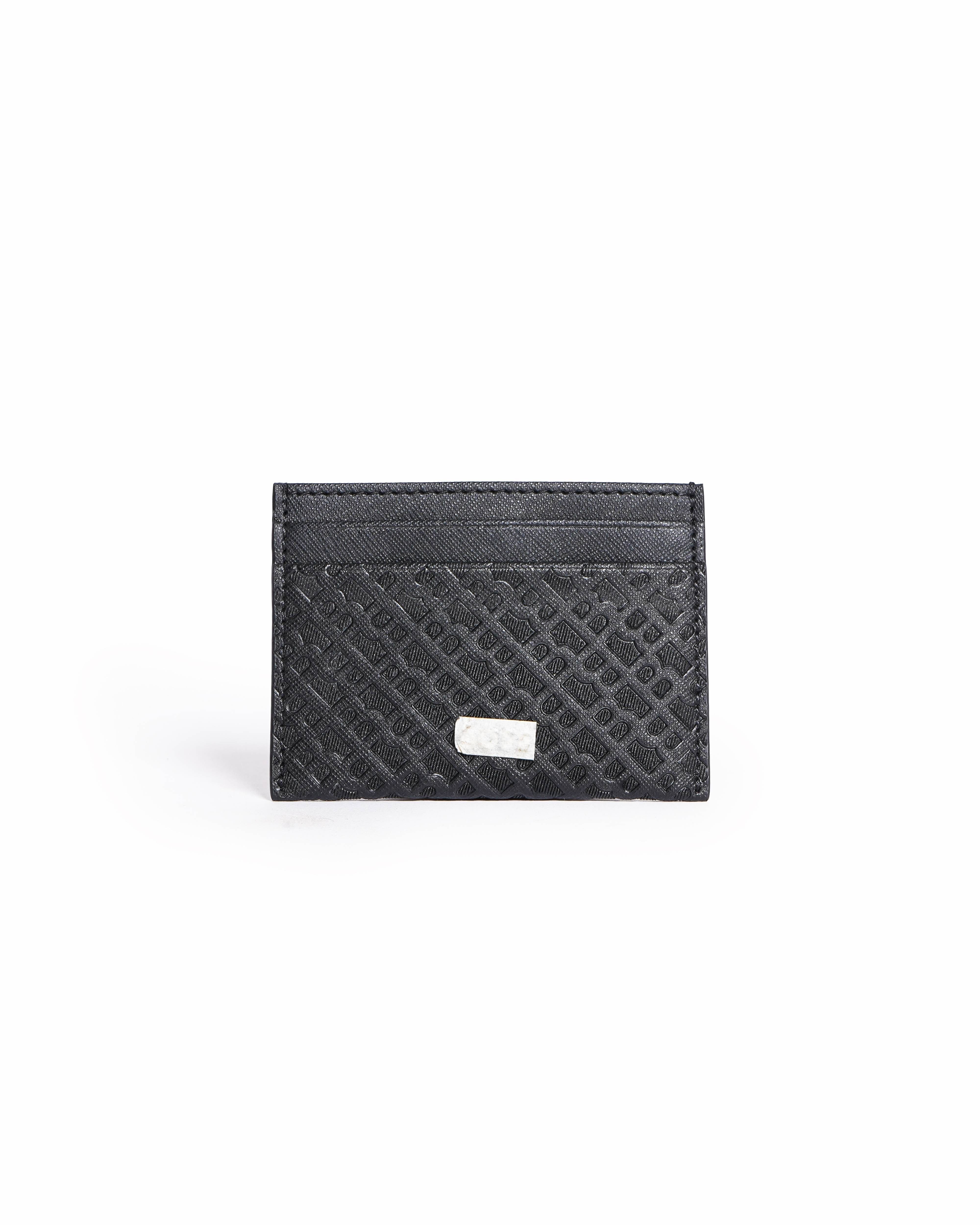 Hugo Boss Boss Monogram Leather Card Holder