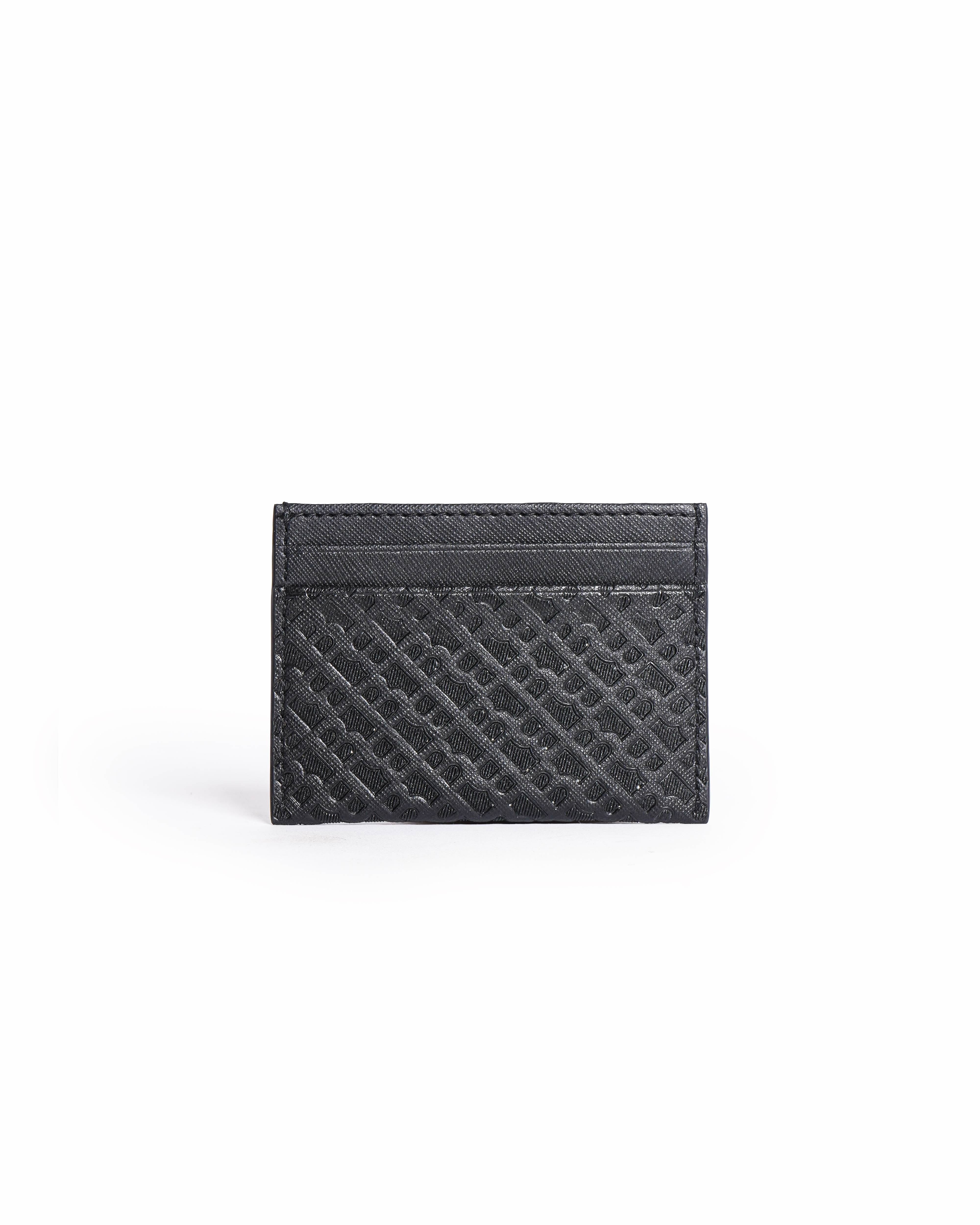 Hugo Boss Boss Monogram Leather Card Holder