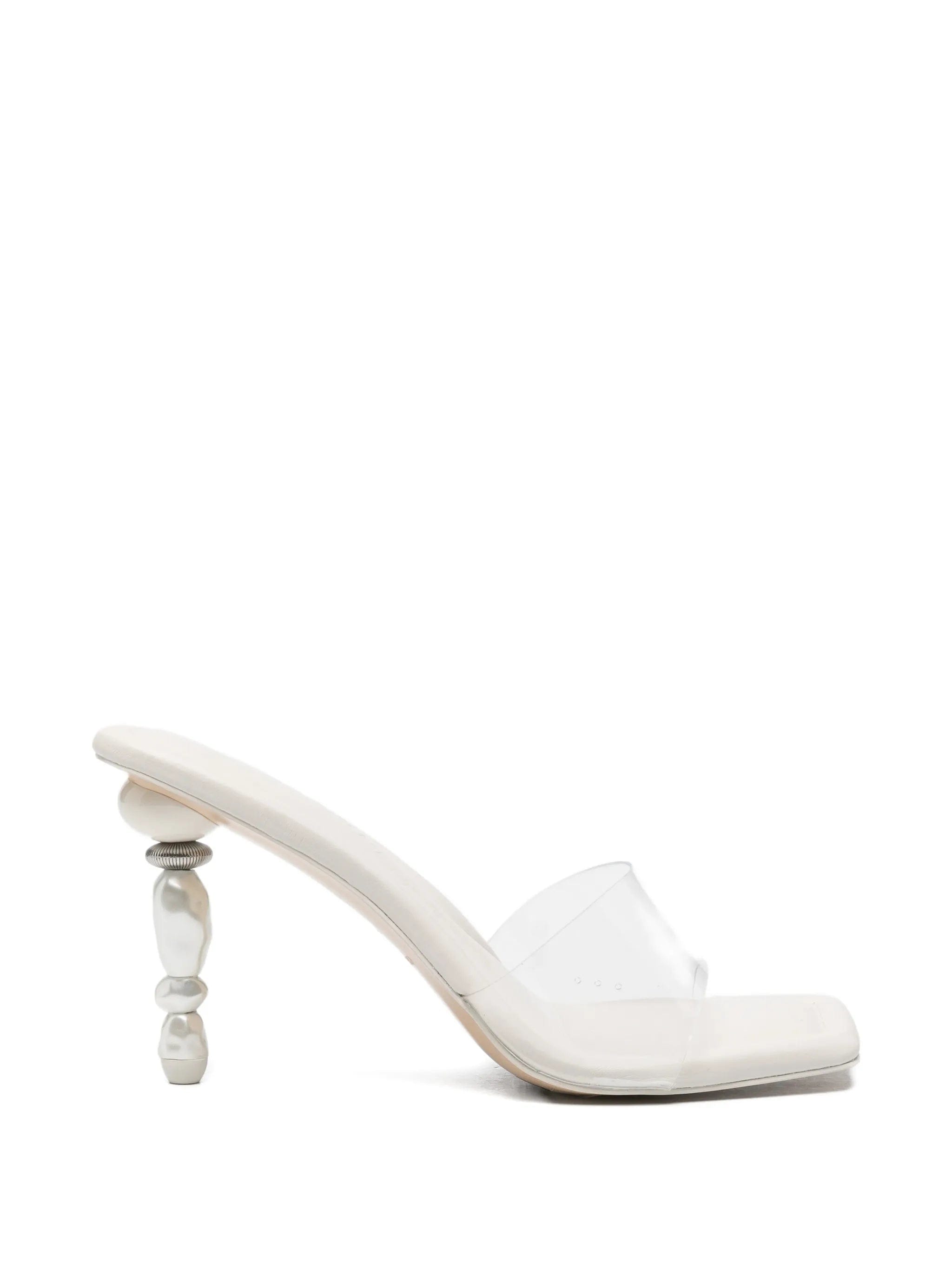 Cult Gaia Mahina pearl - embellished sandals