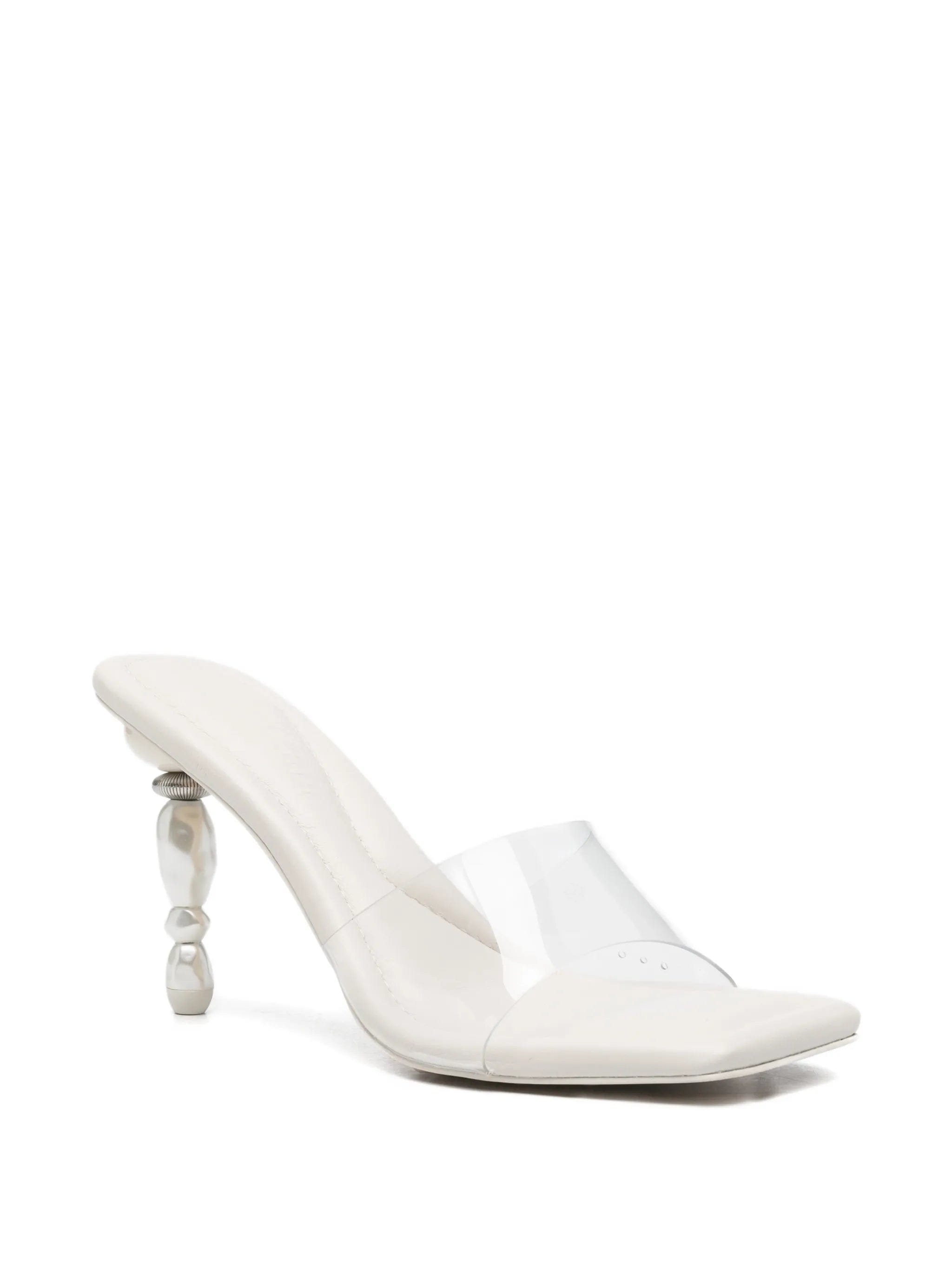 Cult Gaia Mahina pearl - embellished sandals