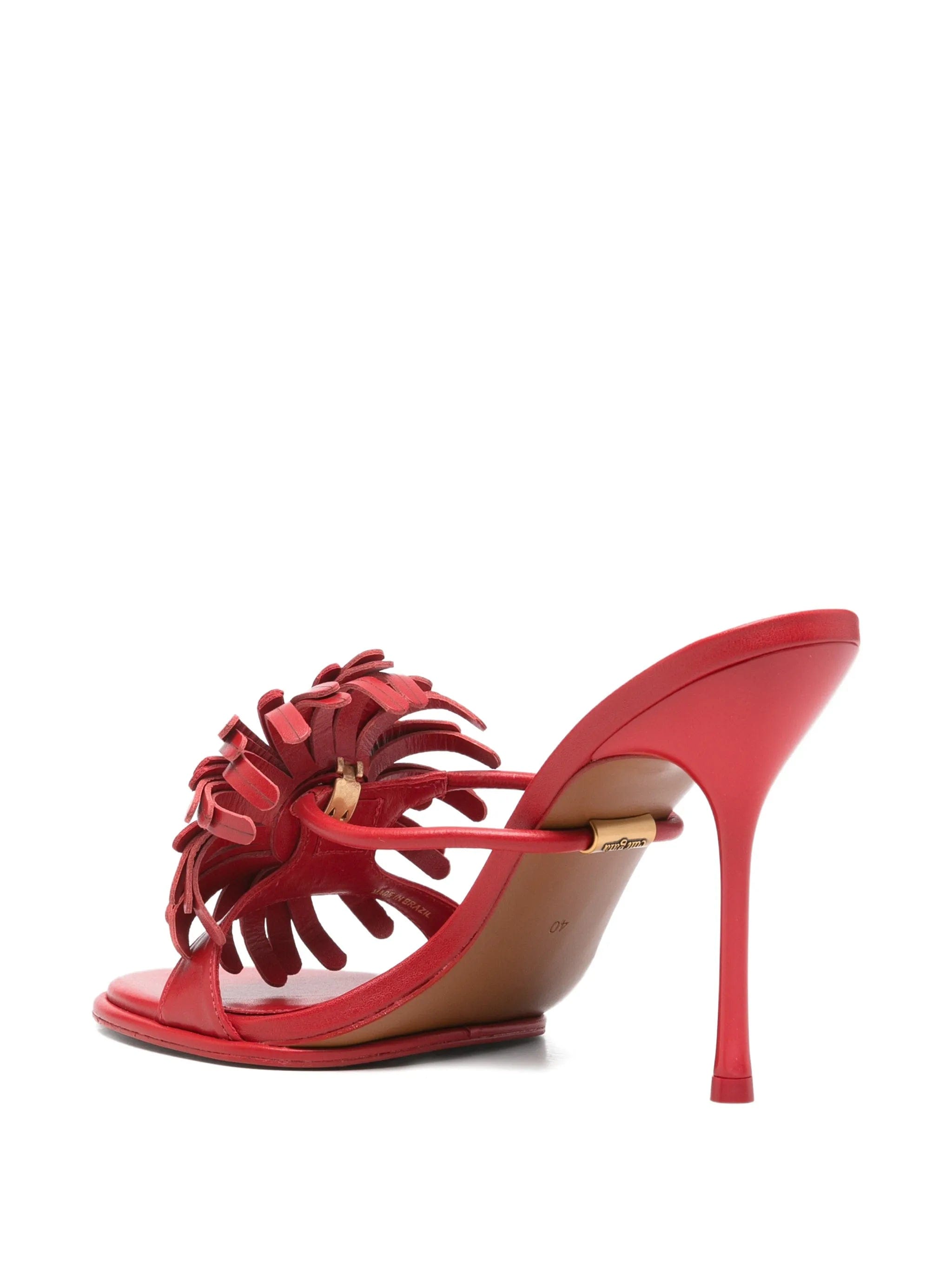 Cult Gaia Carla floral - appliqué sandals