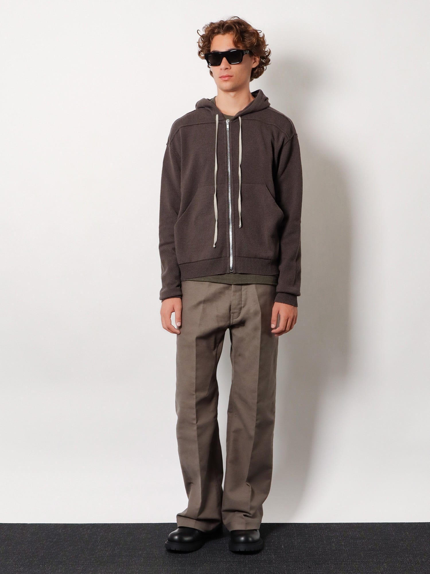 RICK OWENS Basic LS T viscose blend T - shirt
