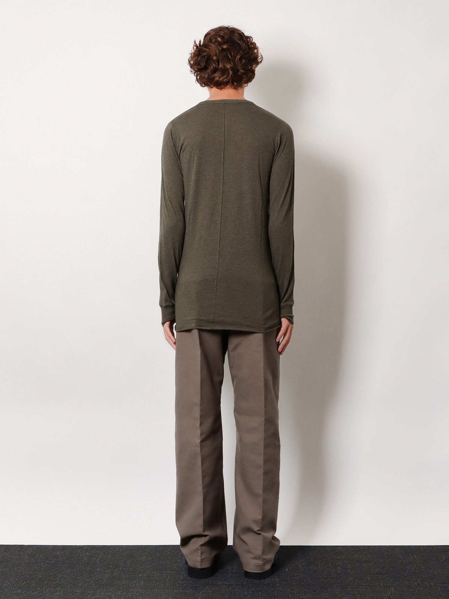 RICK OWENS Basic LS T viscose blend T - shirt