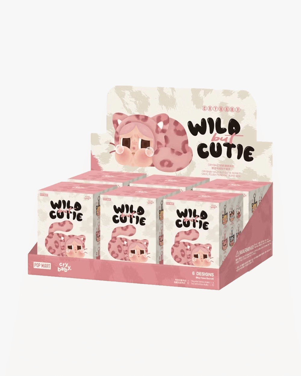 POP MART x CRYBABY WILD BUT CUTIE SERIES VINYL PLUSH PENDANT