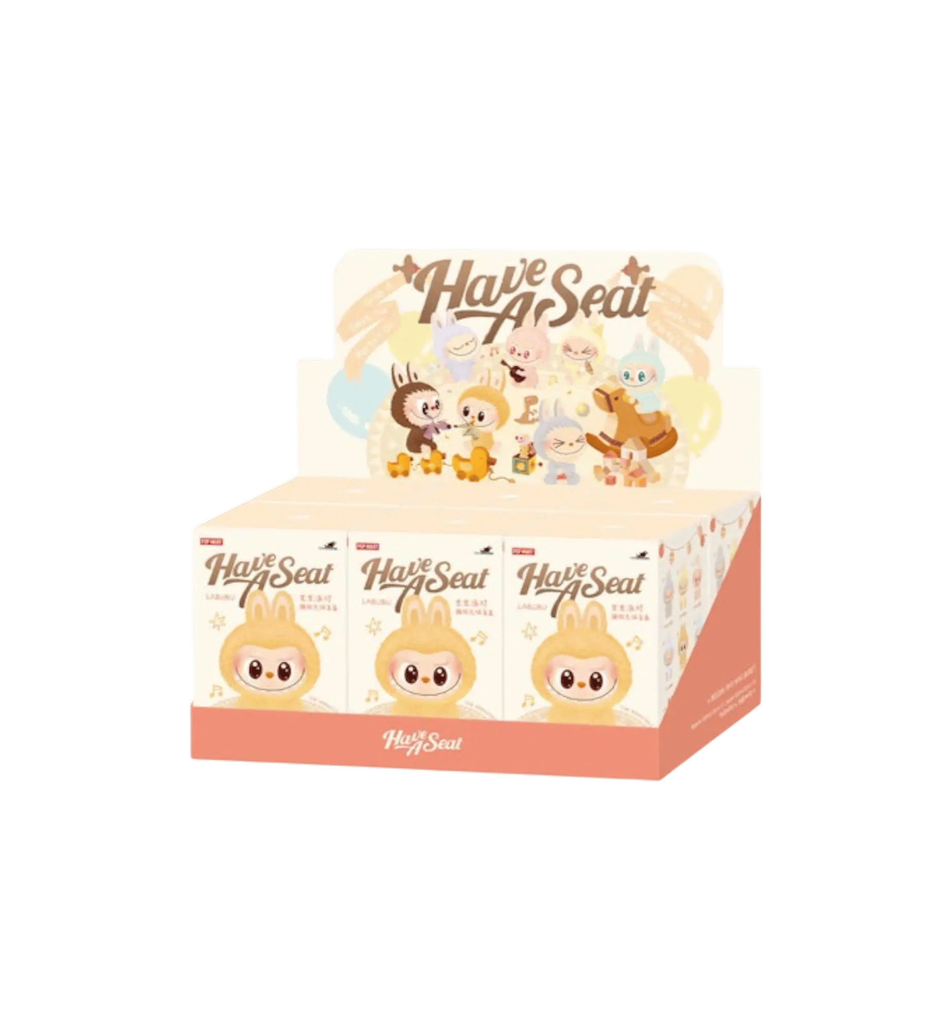 Pop Mart Labubu The Monsters Have a Seat Vinyl Plush Sealed Case (6 Blind Boxes) - Preorder