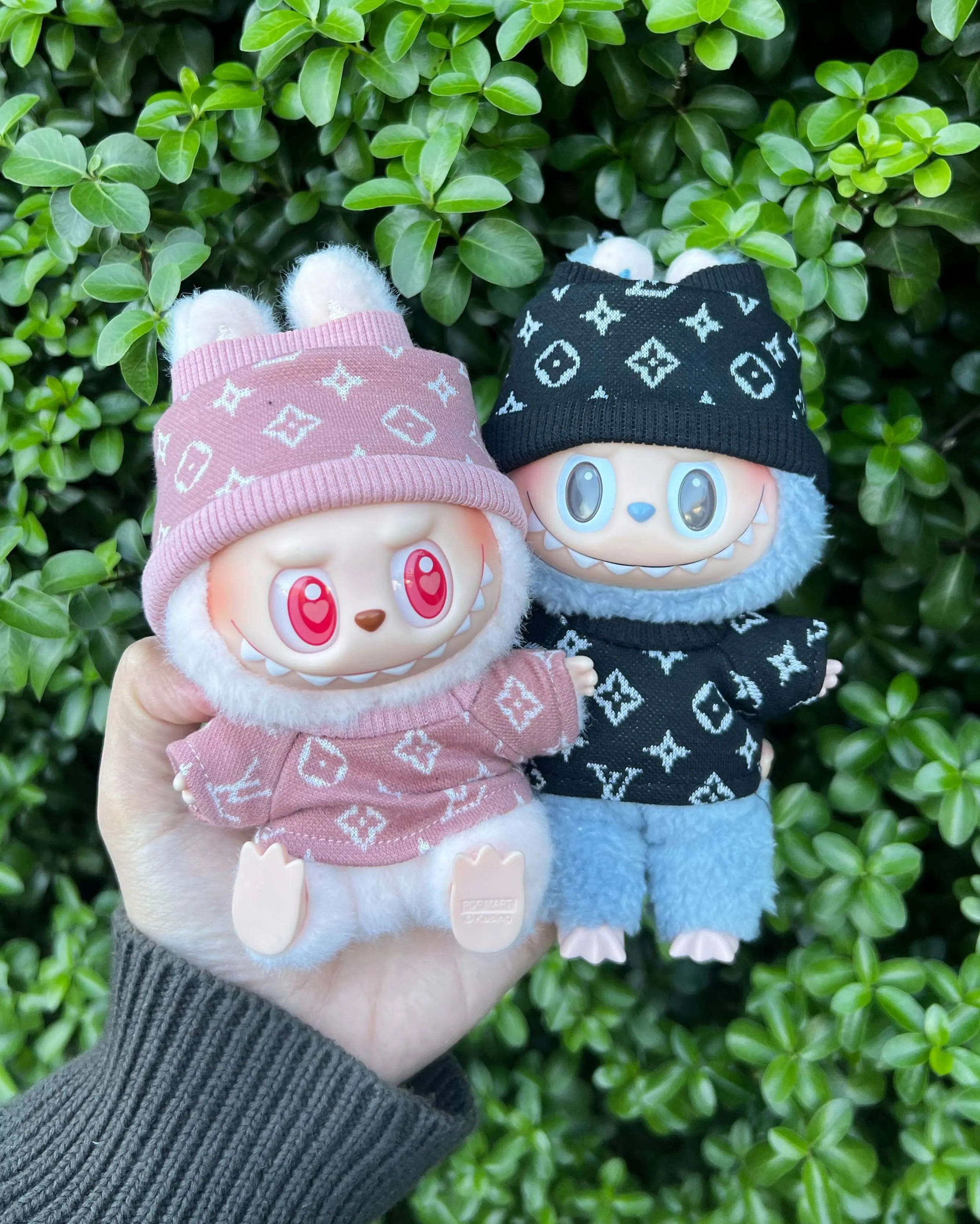 Labubu Outfits Labubu LV Inspired Sweater Black (Outfit Only)
