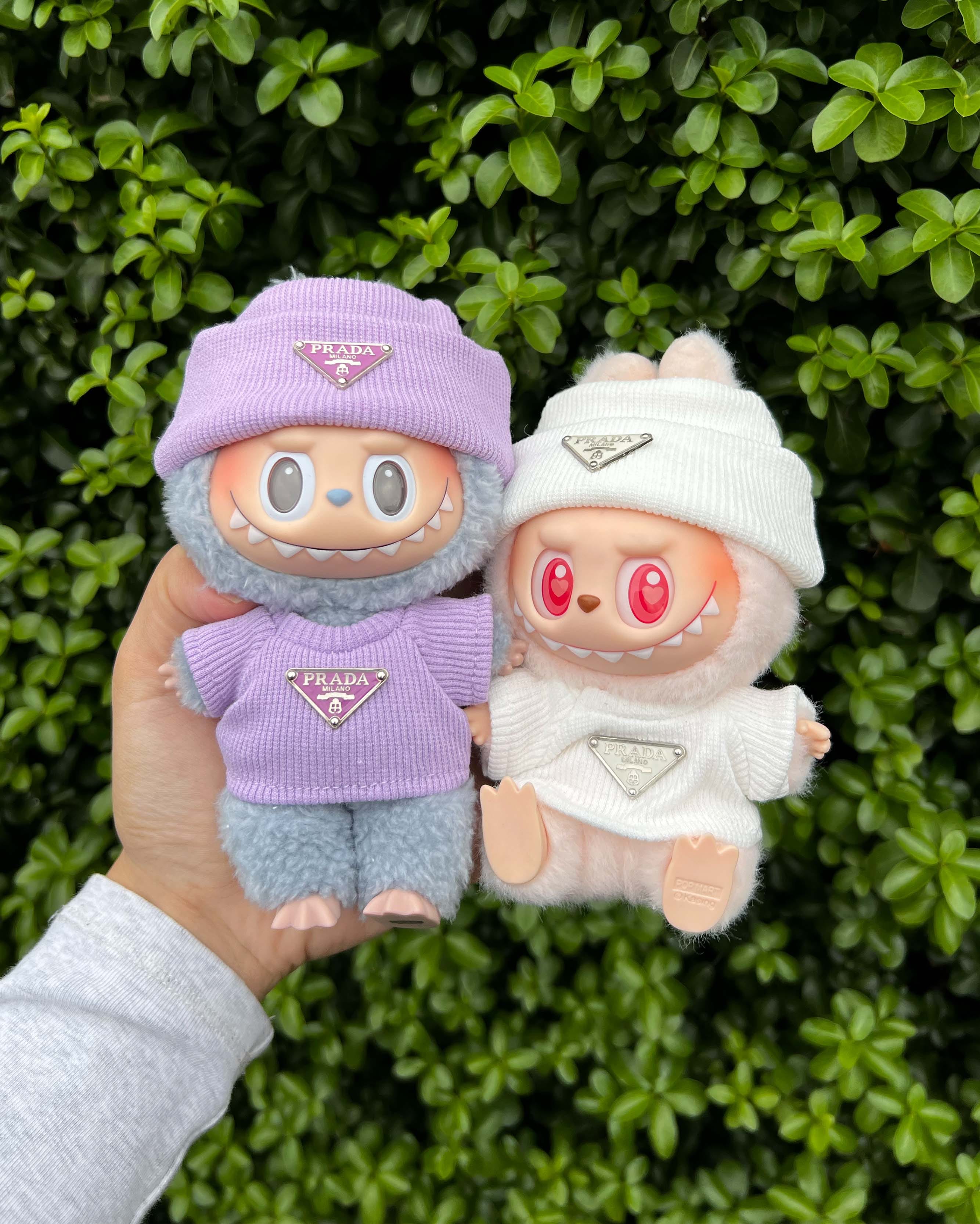 Labubu Outfits Labubu Prada Inspired White (Outfit Only)