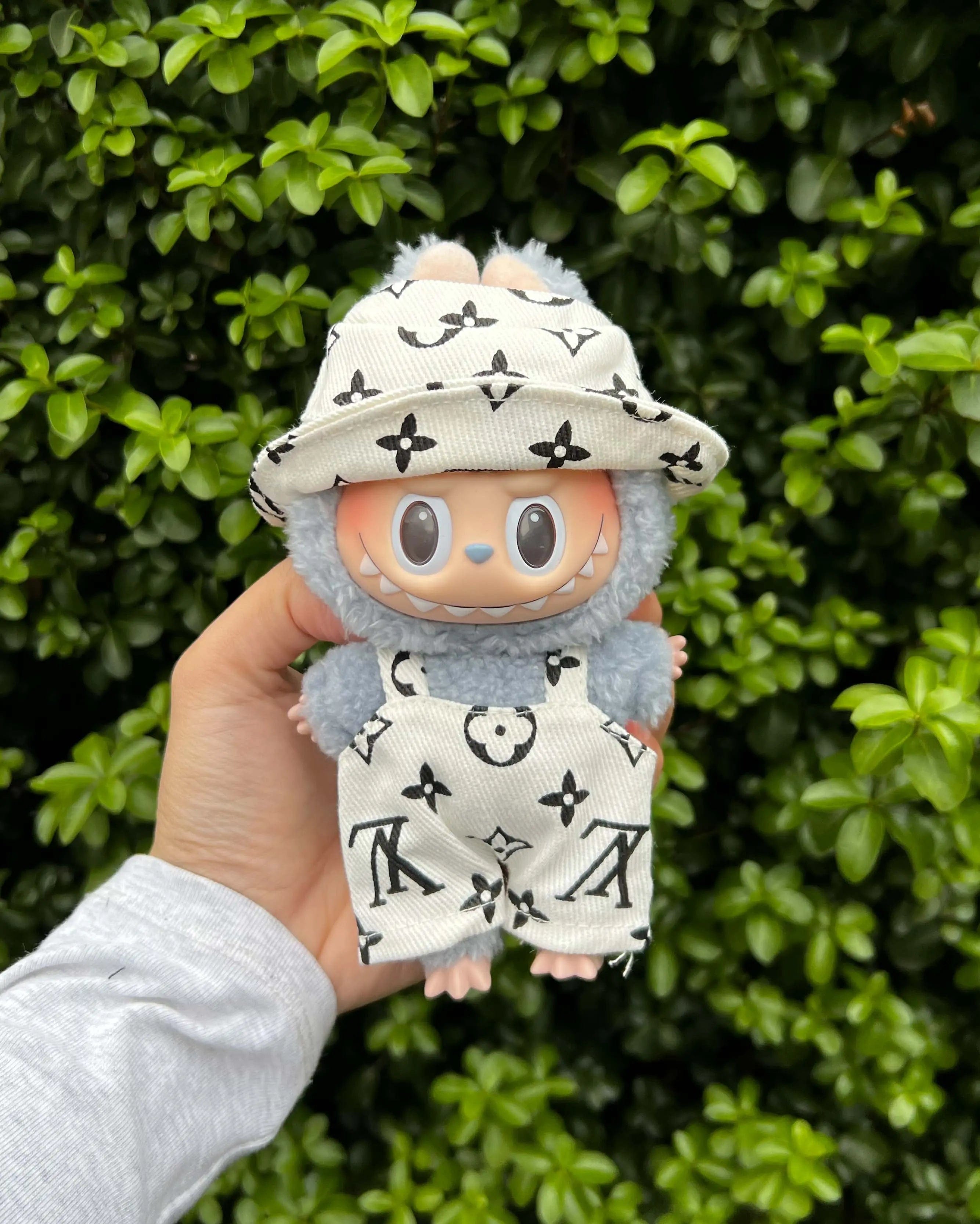 Labubu Outfits Labubu LV Inspired White (Outfit Only)