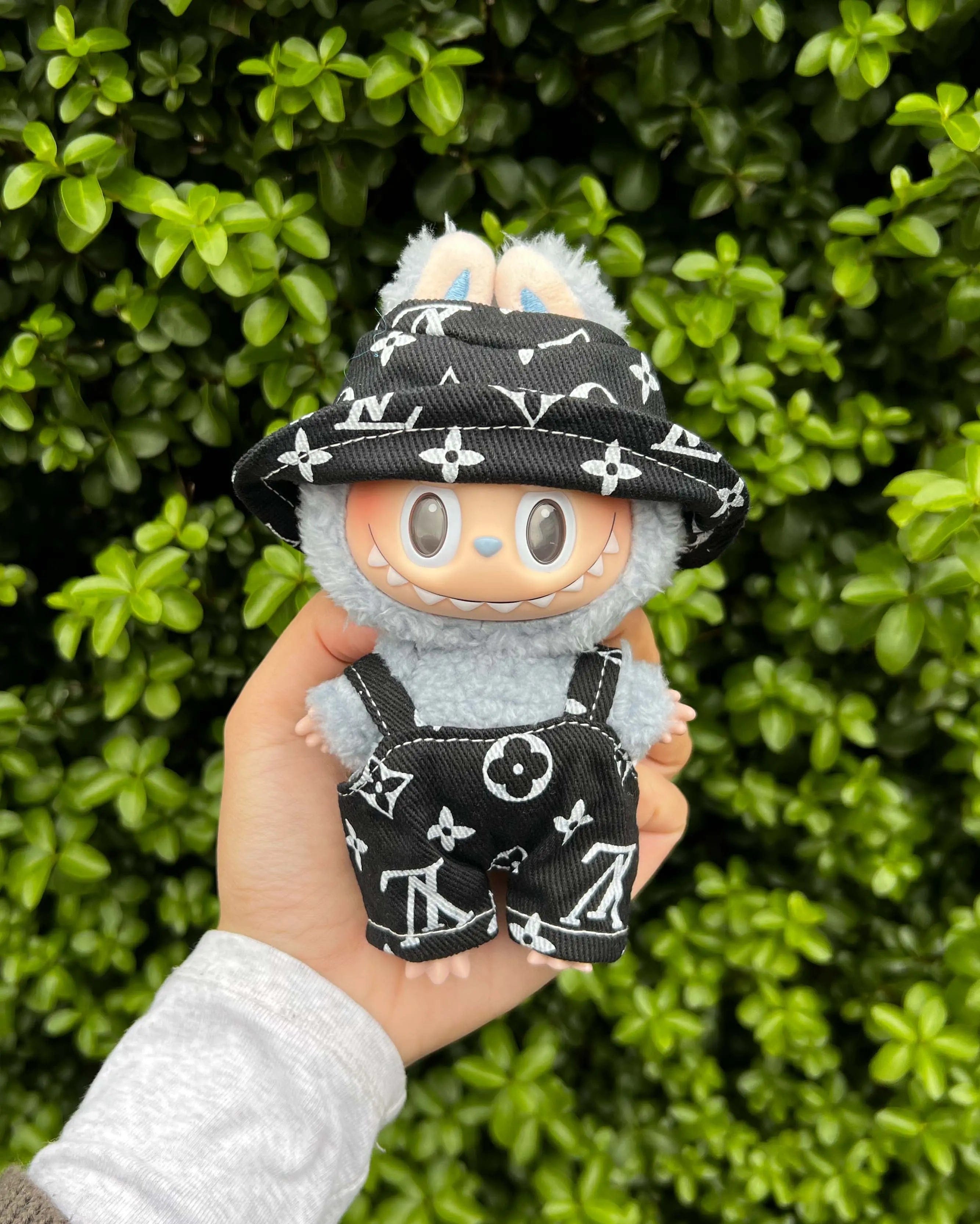 Labubu Outfits Labubu LV Inspired Black (Outfit Only)