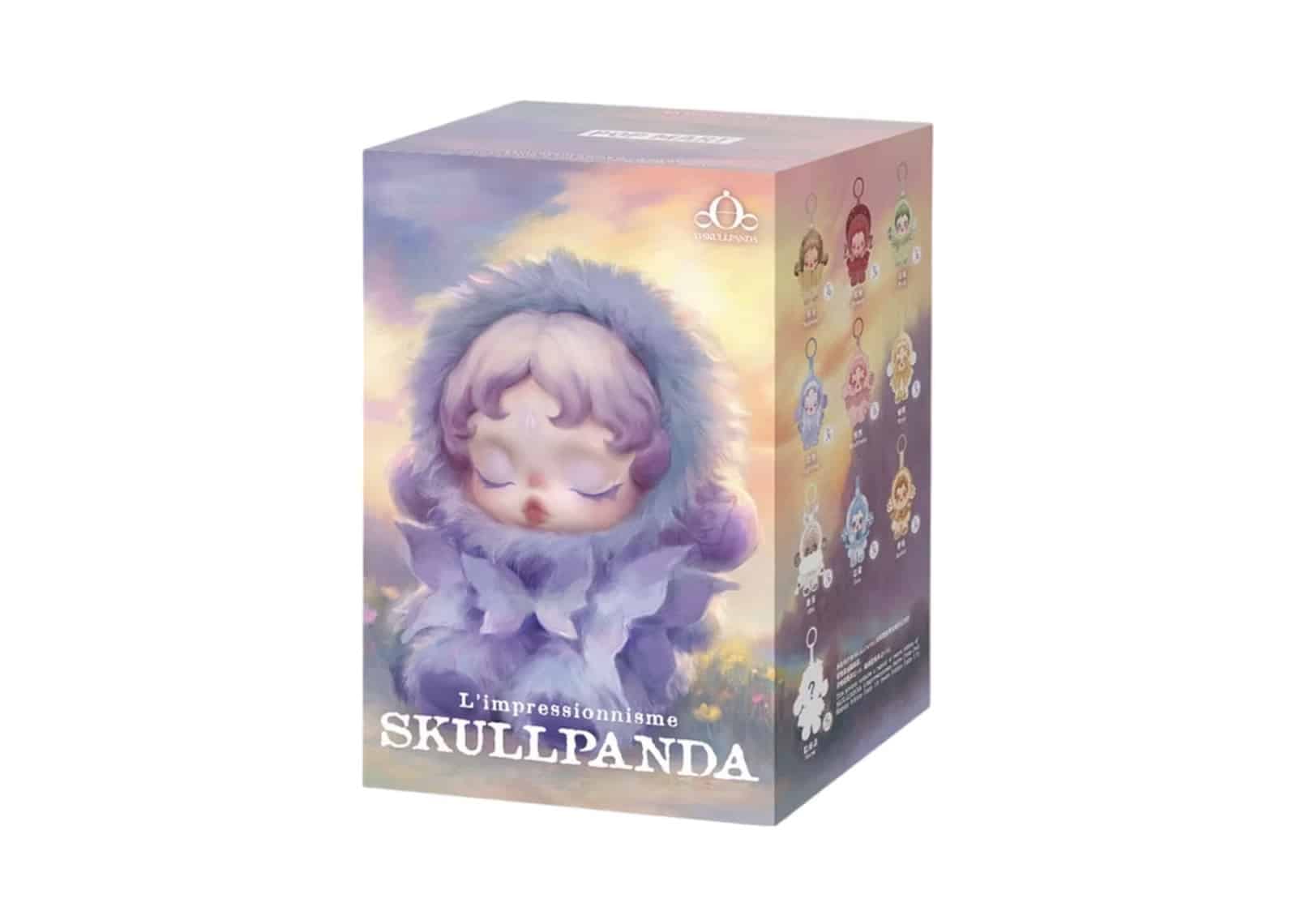 Pop Mart (labubu) Pop Mart L’impressionnisme θSKULLPANDA Series Plush Doll Single Blind Box