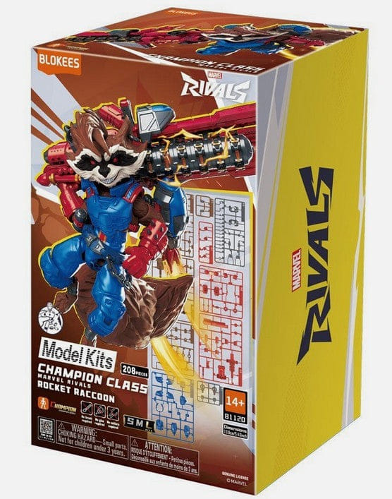 Funko Pop Blokees Marvel Rivals Rocket Raccoon Champion Class Model Kit