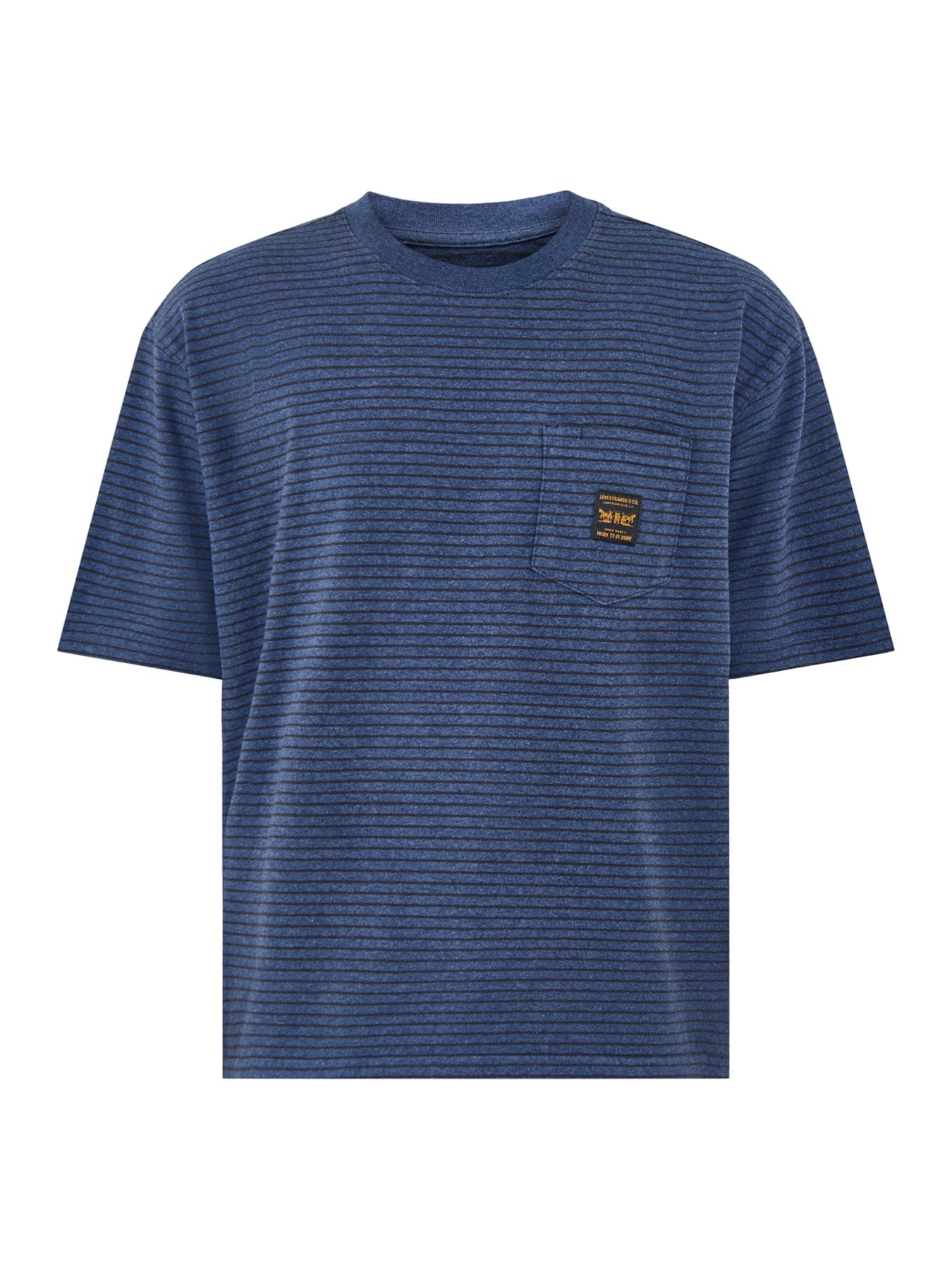 Levi's Pocket Stripe T - Shirt Blue