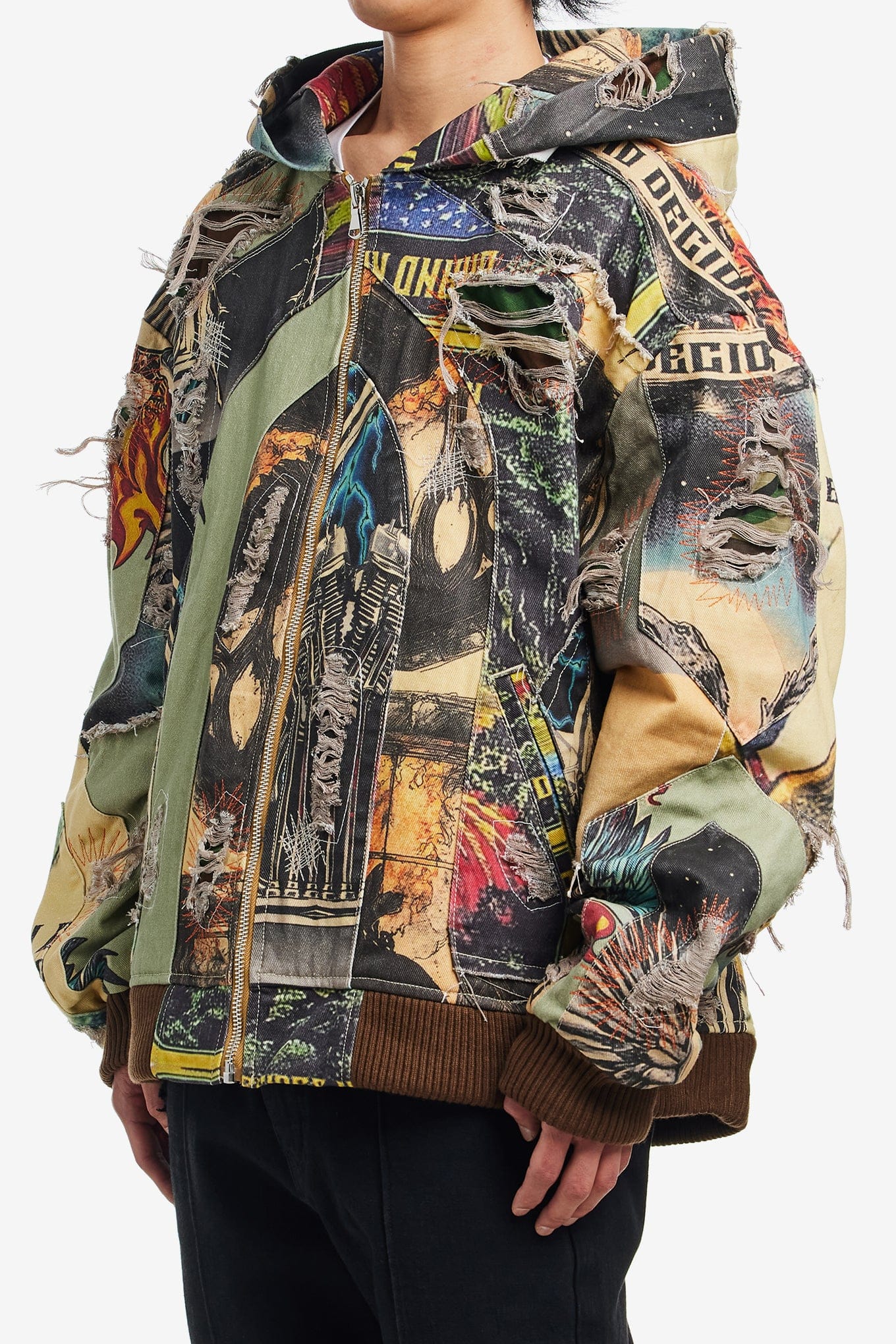 WHO Decides WAR VINTAGE ZIP UP JACKET