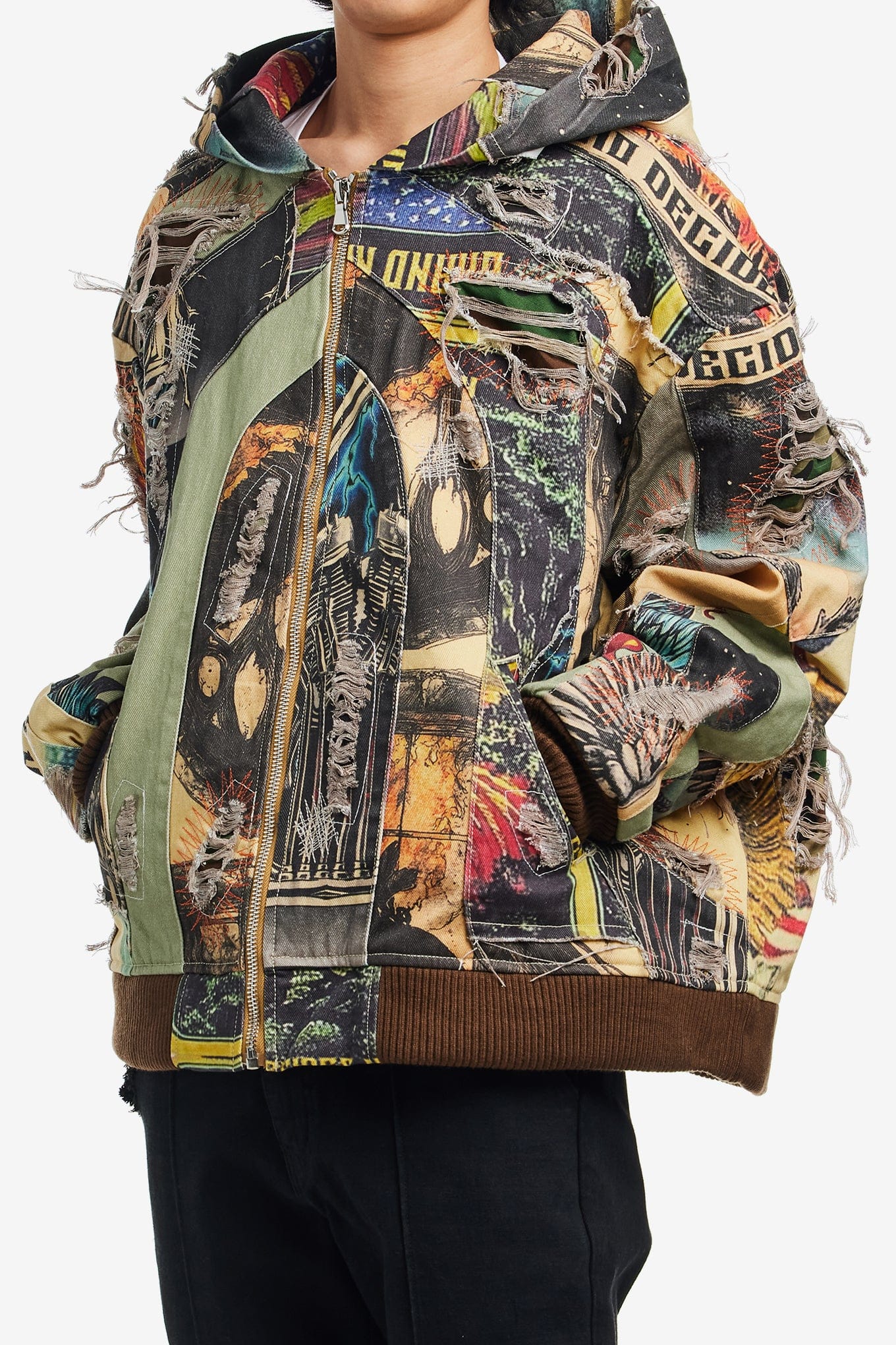 WHO Decides WAR VINTAGE ZIP UP JACKET